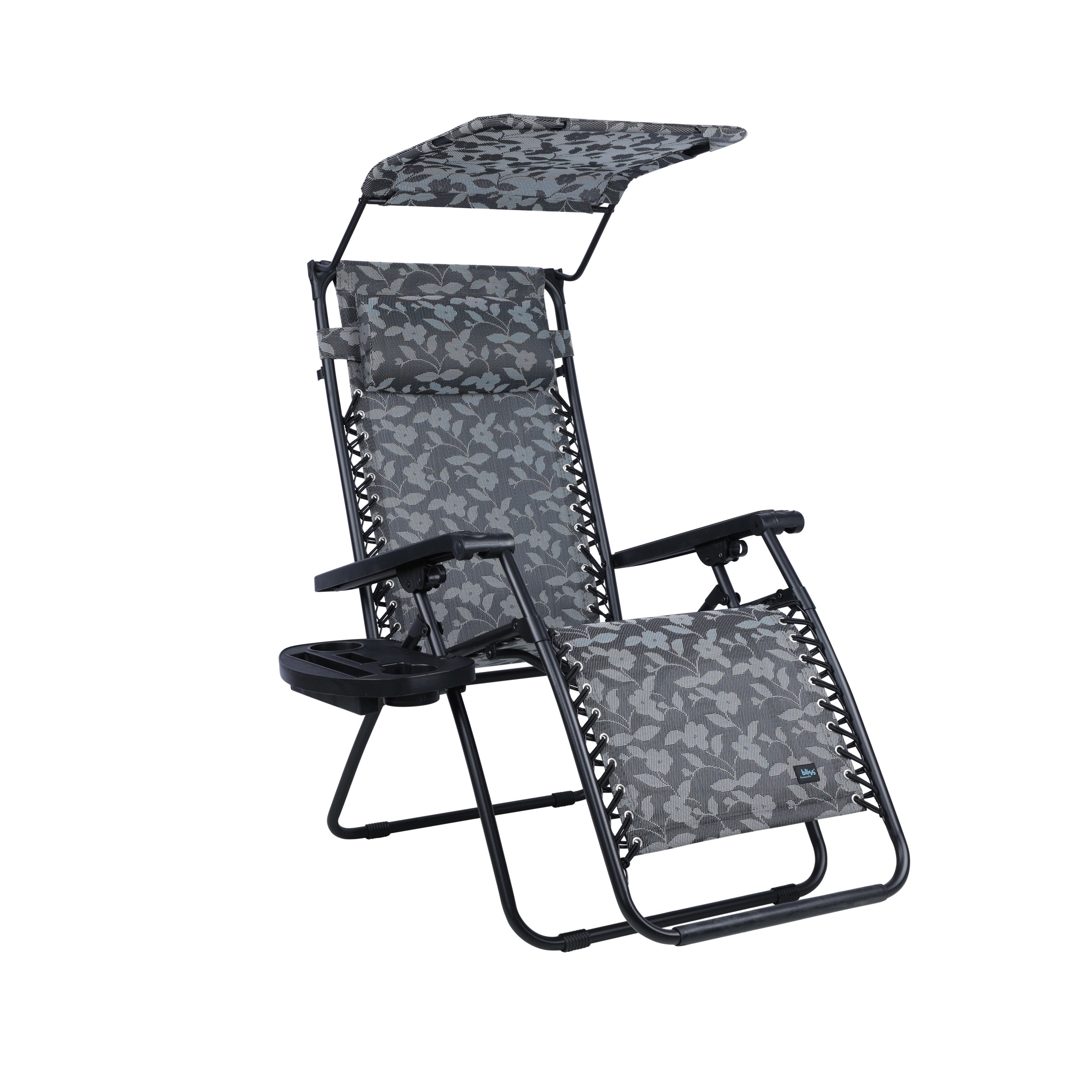 Bliss Hammocks 30-inch Wide Platinum Flower Zero Gravity Chair.
