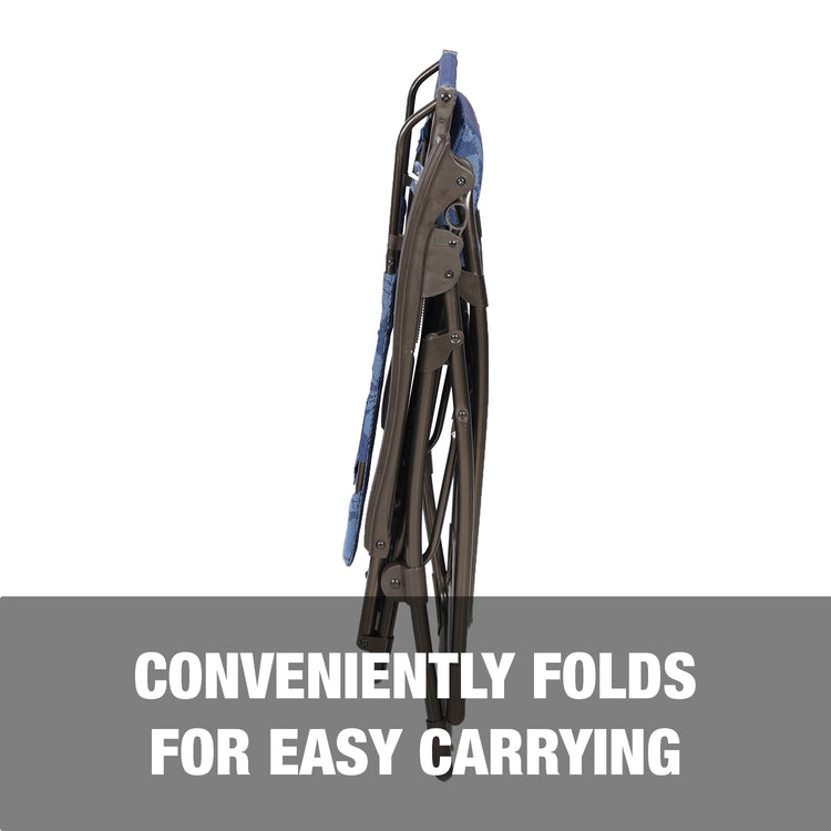 Conveniently folds for easy carrying.