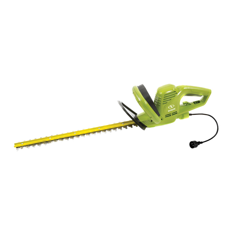 Left-side view of the Sun Joe 3.5-amp 22-inch Electric Hedge Trimmer.