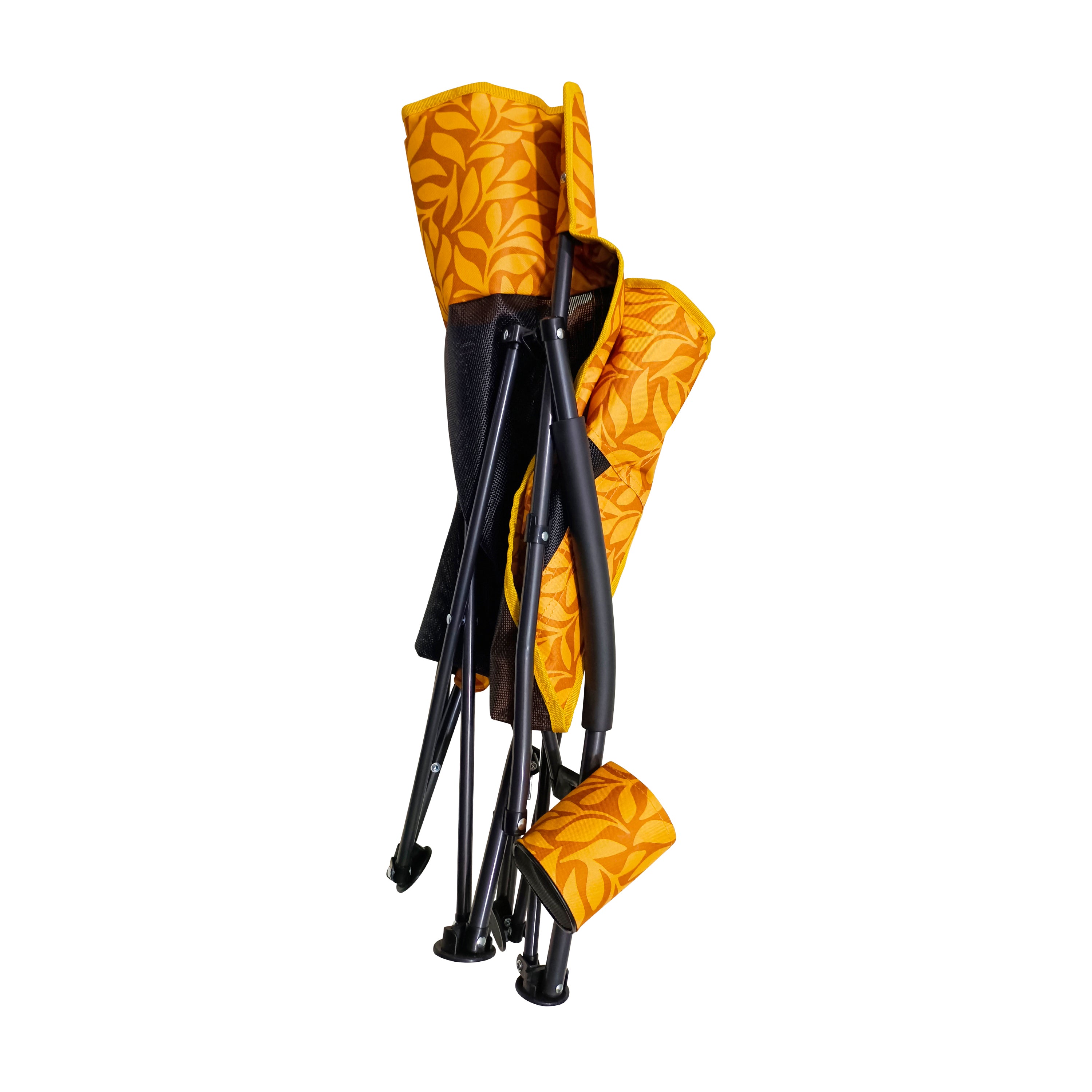 Collapsed Bliss Hammocks Collapsible Amber Leaf Beach Chair.