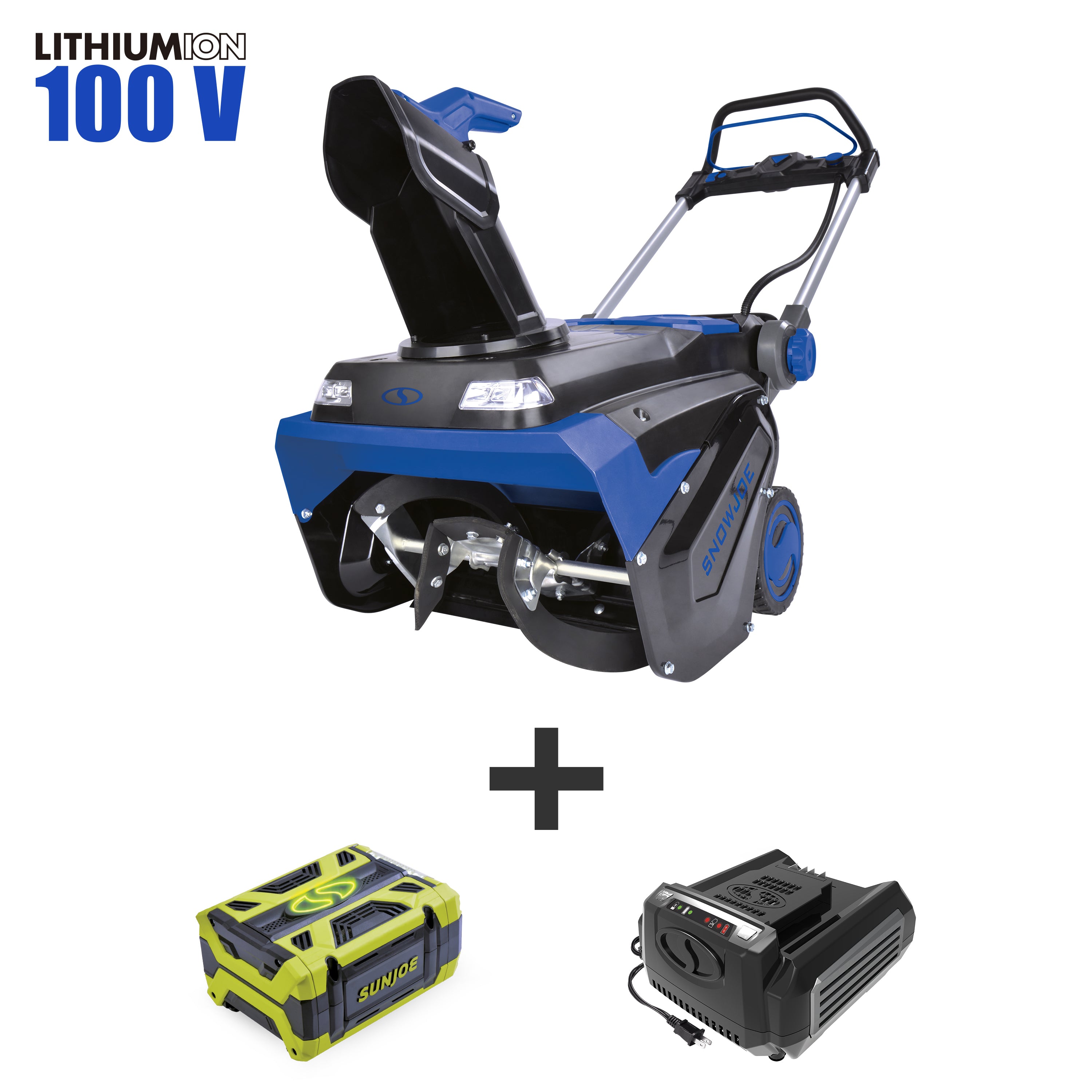 Snow Joe 100 Volt Brushless Motor Cordless Single Stage Snowblower