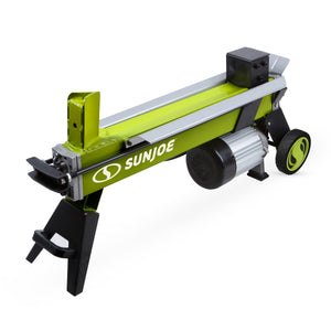 Angled view of the Sun Joe 5-ton Electric Log Splitter.