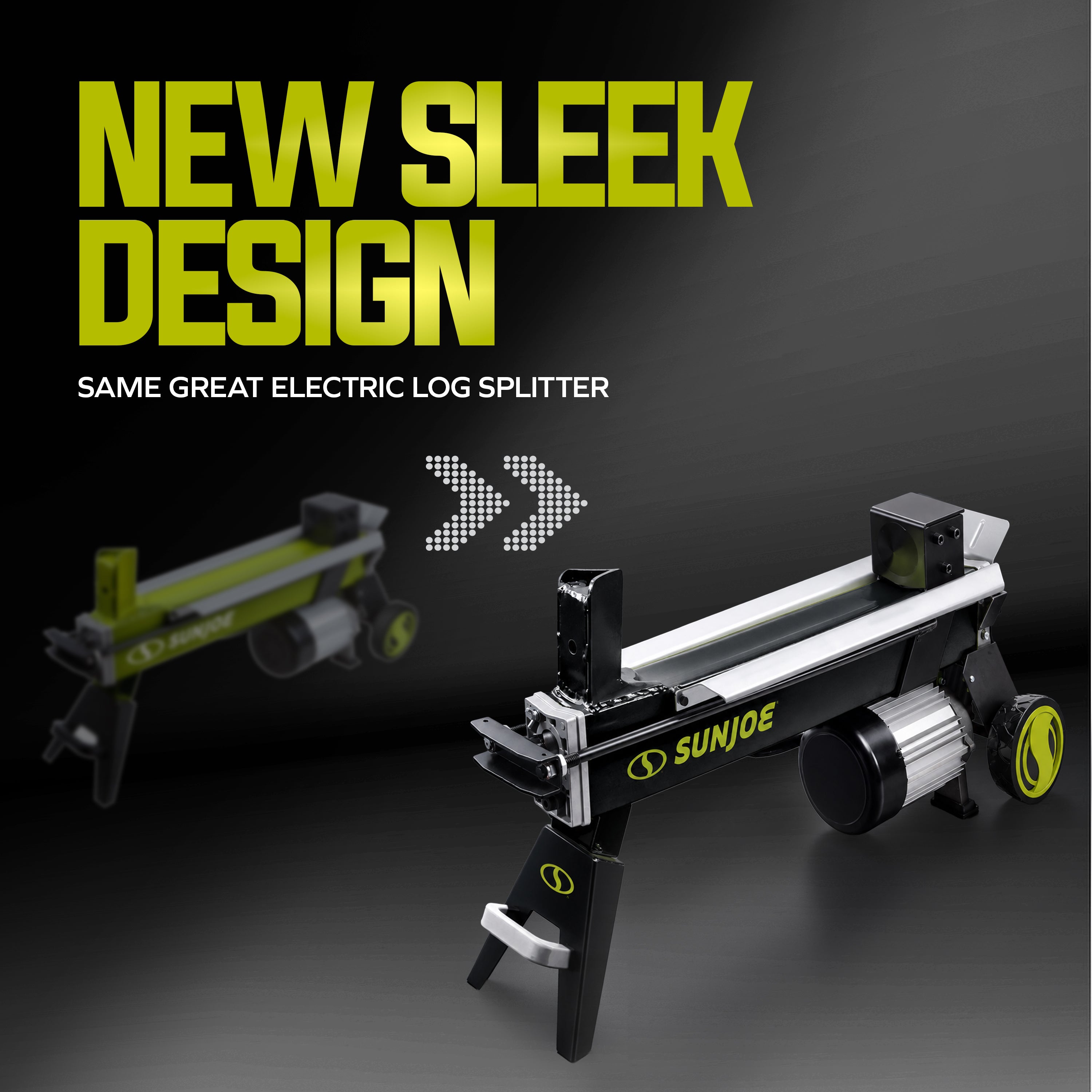 Sun Joe LJ602E Electric Log Splitter | 5-Ton | 15 Amp | Hydraulic Ram