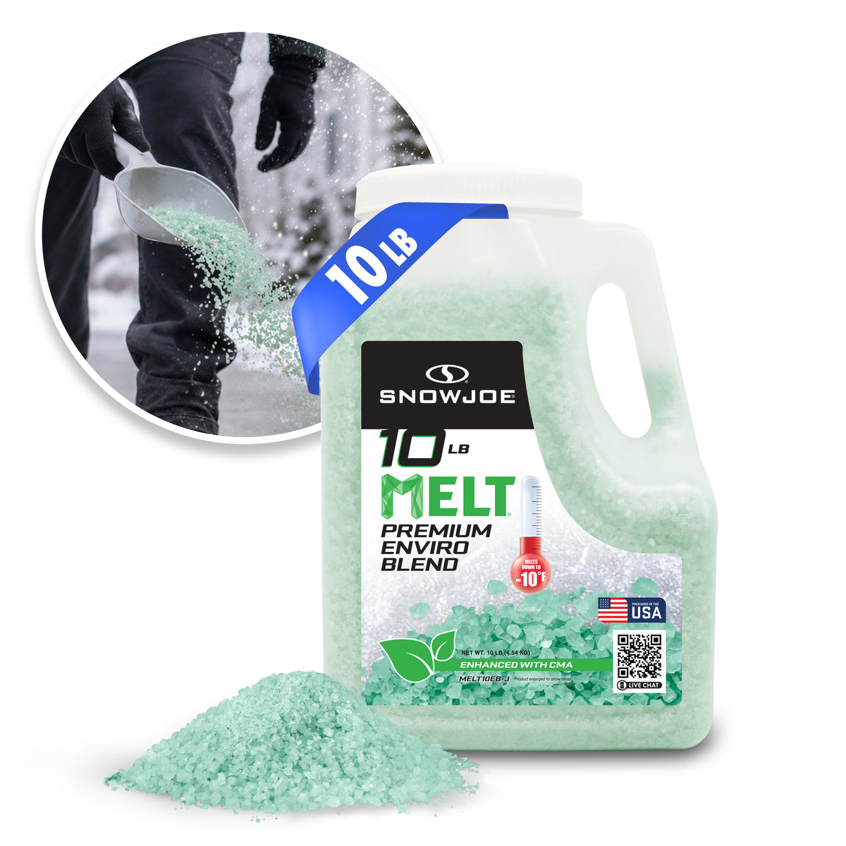 Snow Joe Premium Enviro Blend Ice Melter | 10-Lbs. Jug