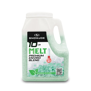 Snow Joe 10-pound jug of Premium Enviro Blend Ice Melter.