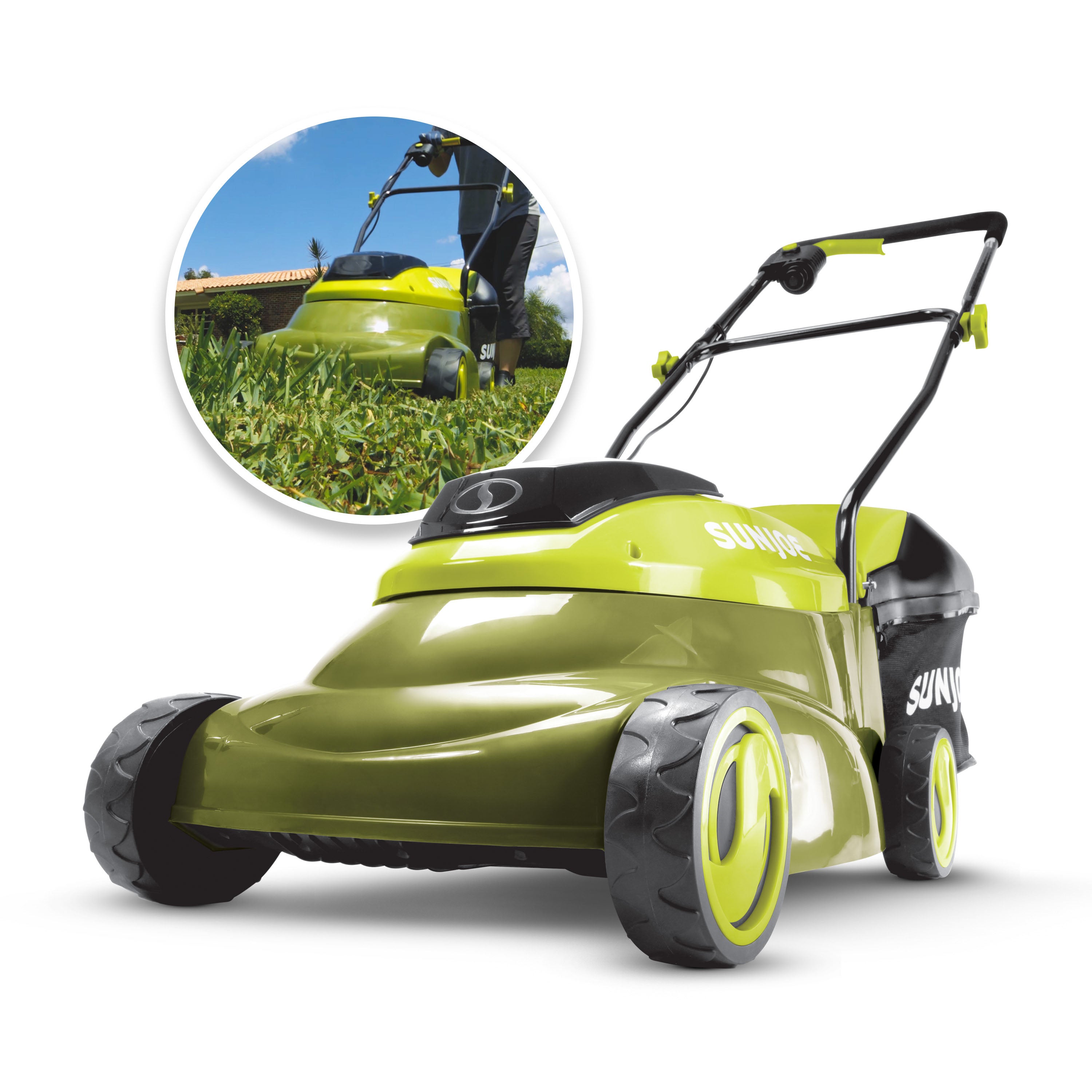 Sun Joe MJ24C-14 24-Volt* IONMAX Cordless Brushless Lawn Mower Kit