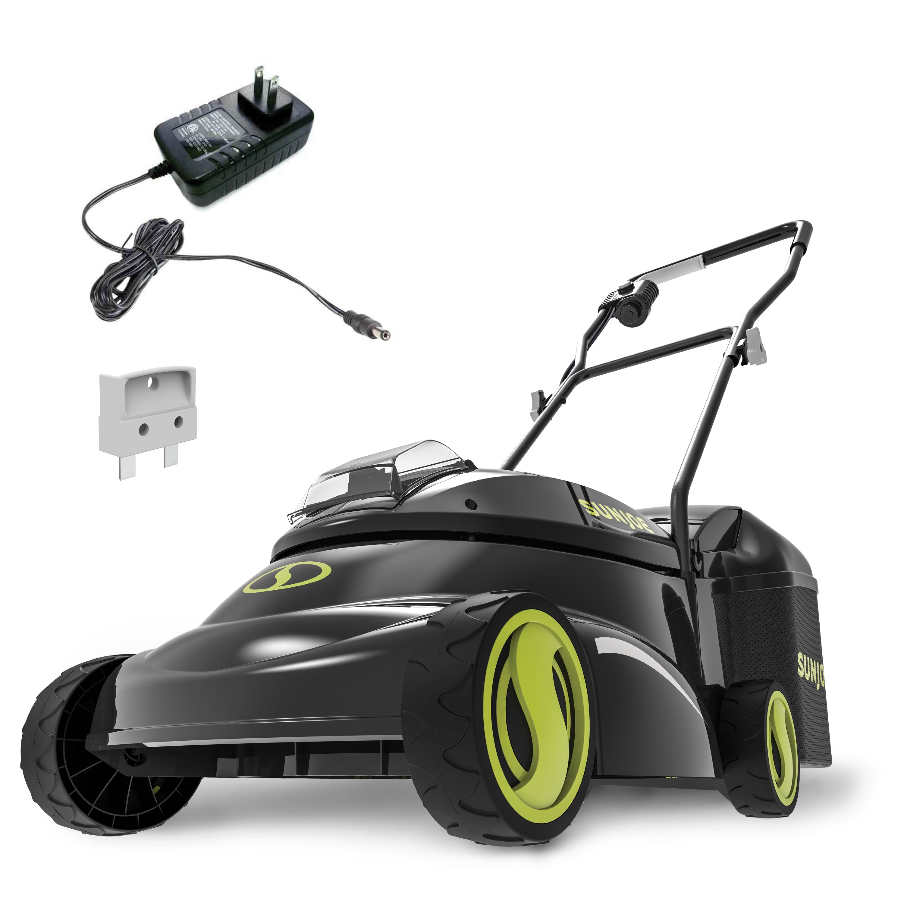 Sun Joe 28-Volt Cordless Walk-Behind Push Lawn Mower | 14-inch | 3-Position Height Adjustment