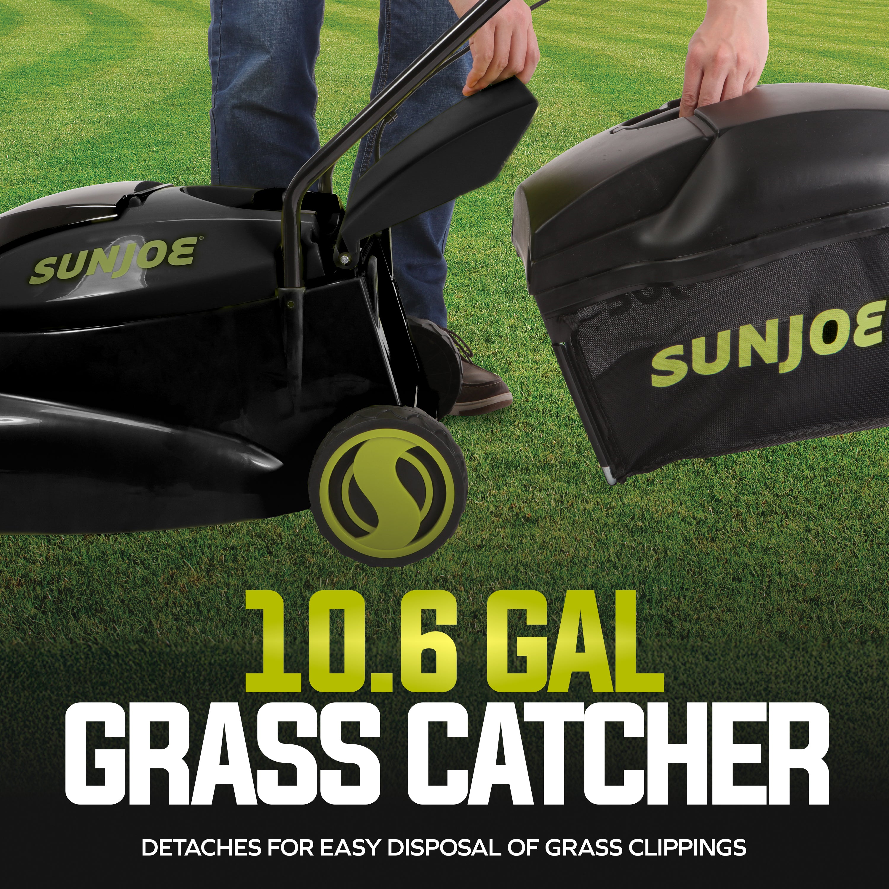 Sun Joe MJ401C 28-Volt 14-Inch Cordless Lawn Mower