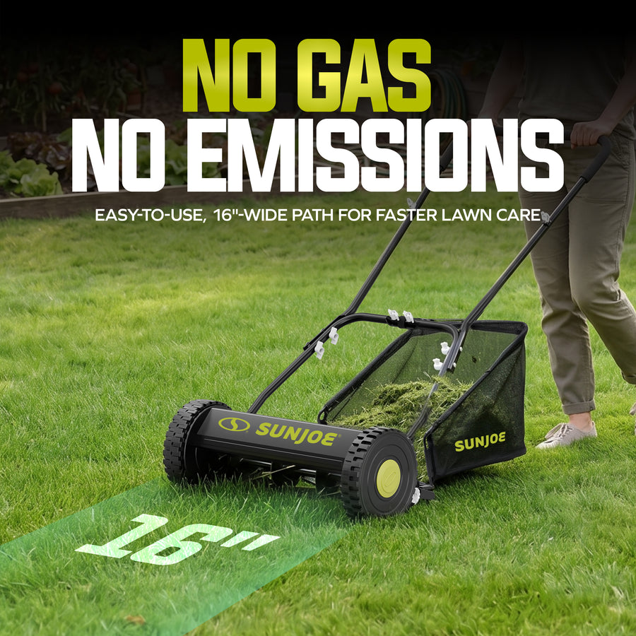 Sun Joe MJ500M no gas no emissions feature image
