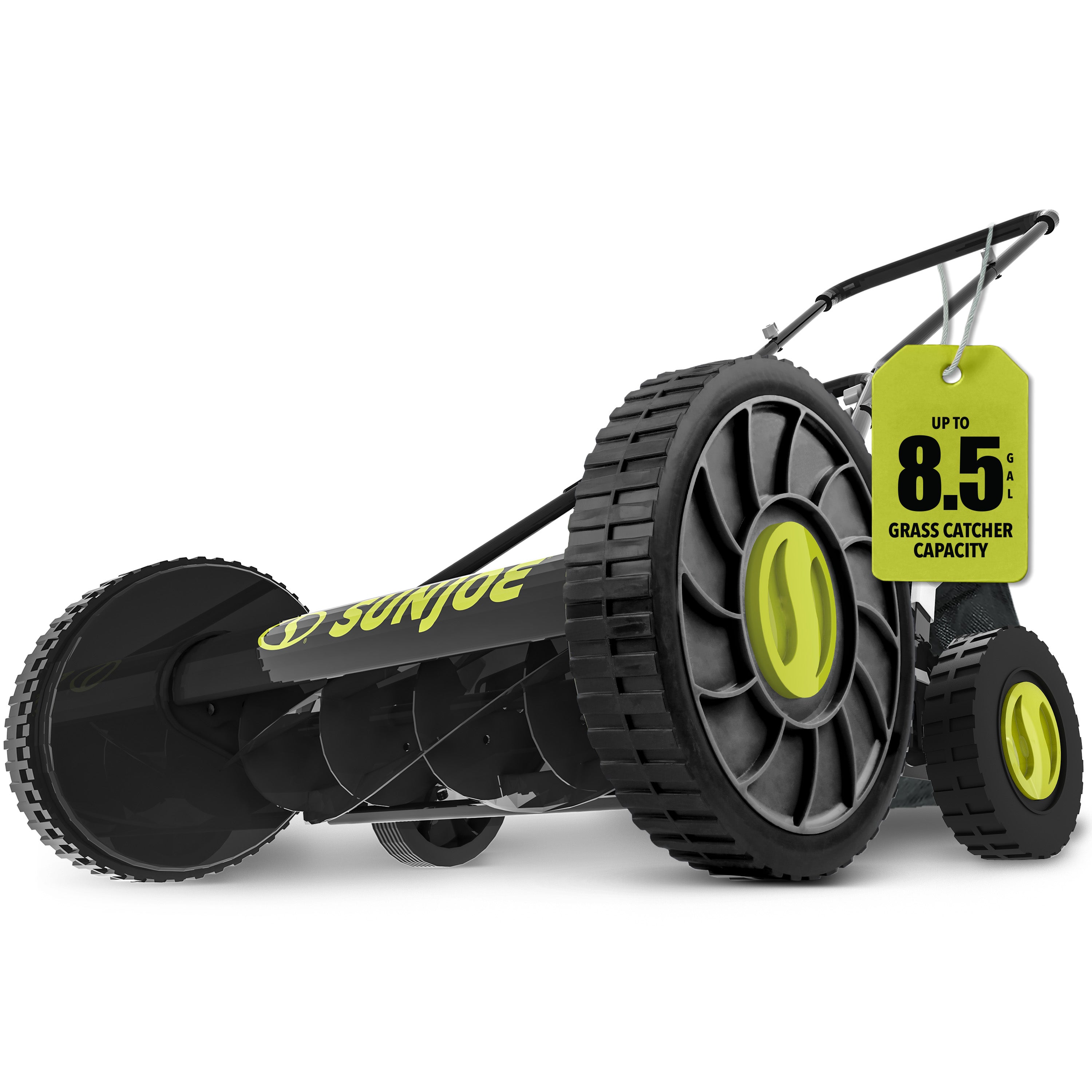 Sun Joe MJ502M Manual Reel Mower W/ Grass Catcher | 20-inch | 9-Position