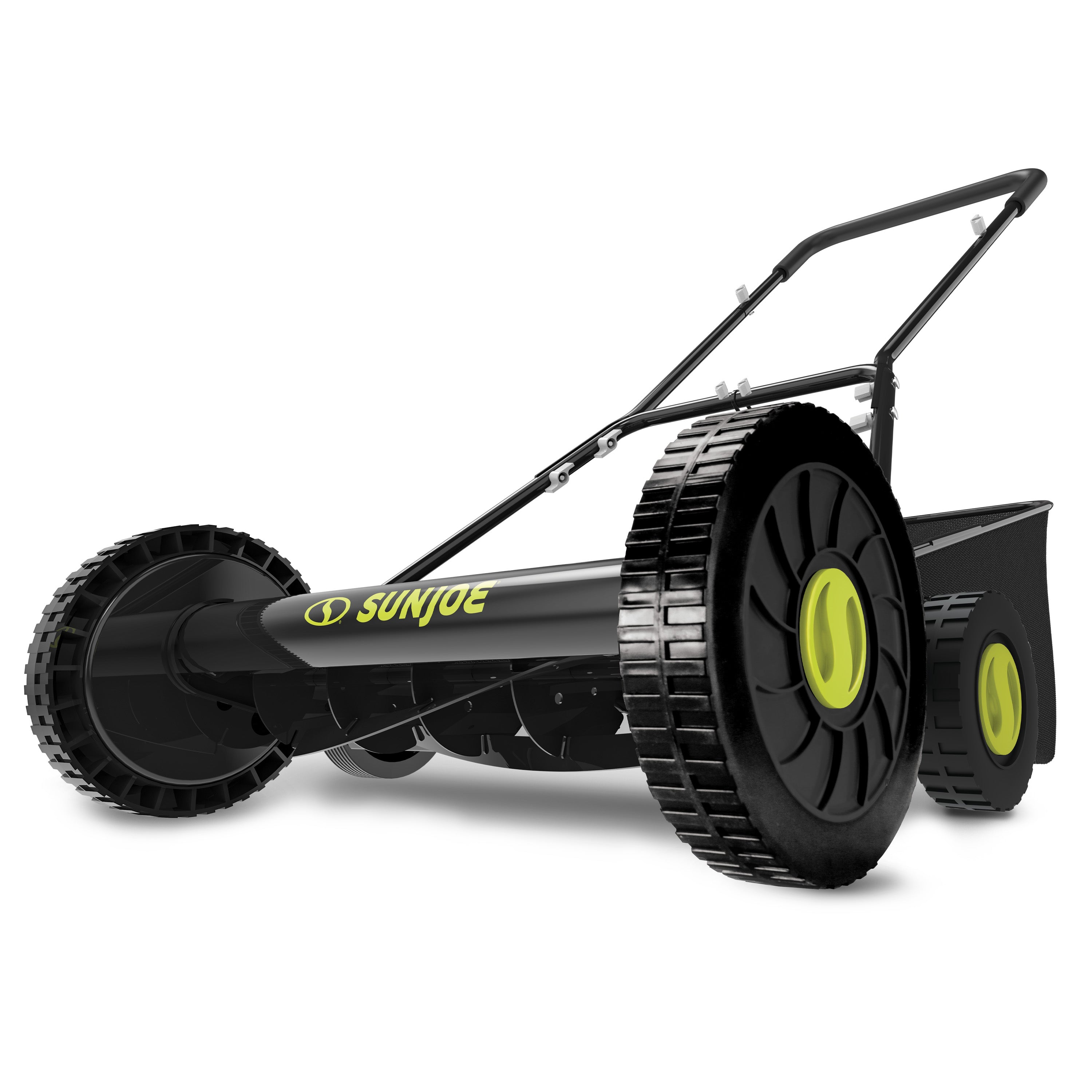 Sun Joe MJ502M Manual Reel Mower W/ Grass Catcher | 20-inch | 9-Position