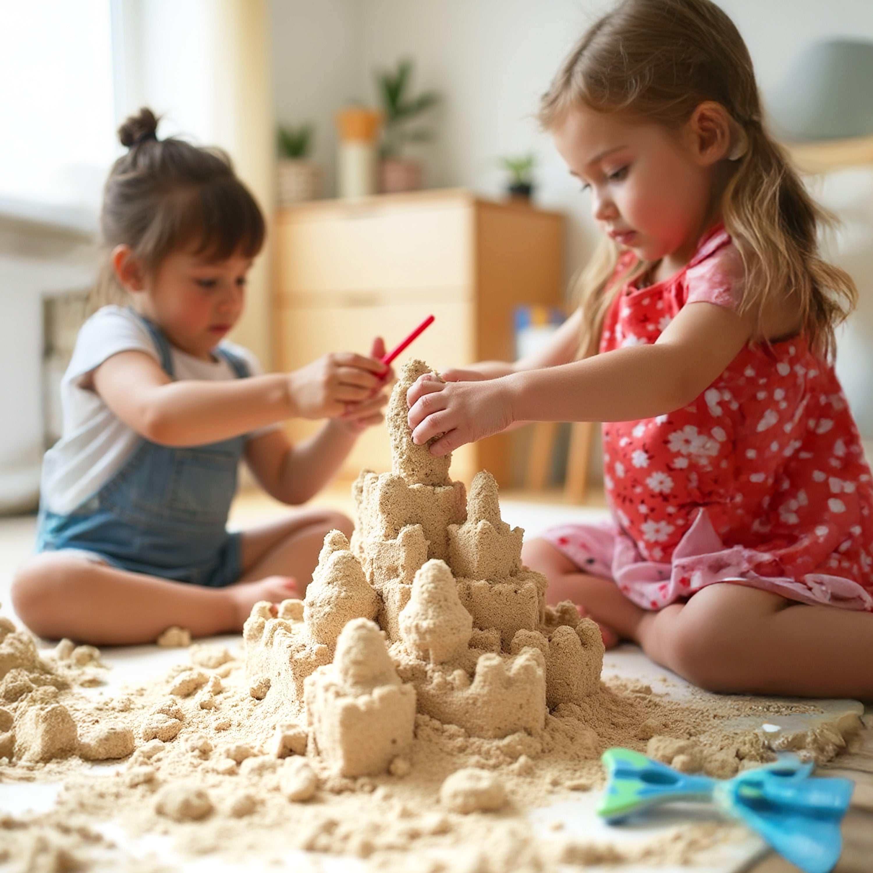 Sun Joe Ultra Fine Silica Play Sand | 50 Lb. Bucket