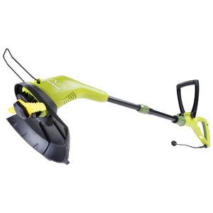 Side view of the Sun Joe 4.5-amp 11.5-inch Electric 2-in-1 Stringless Grass Trimmer and Edger.