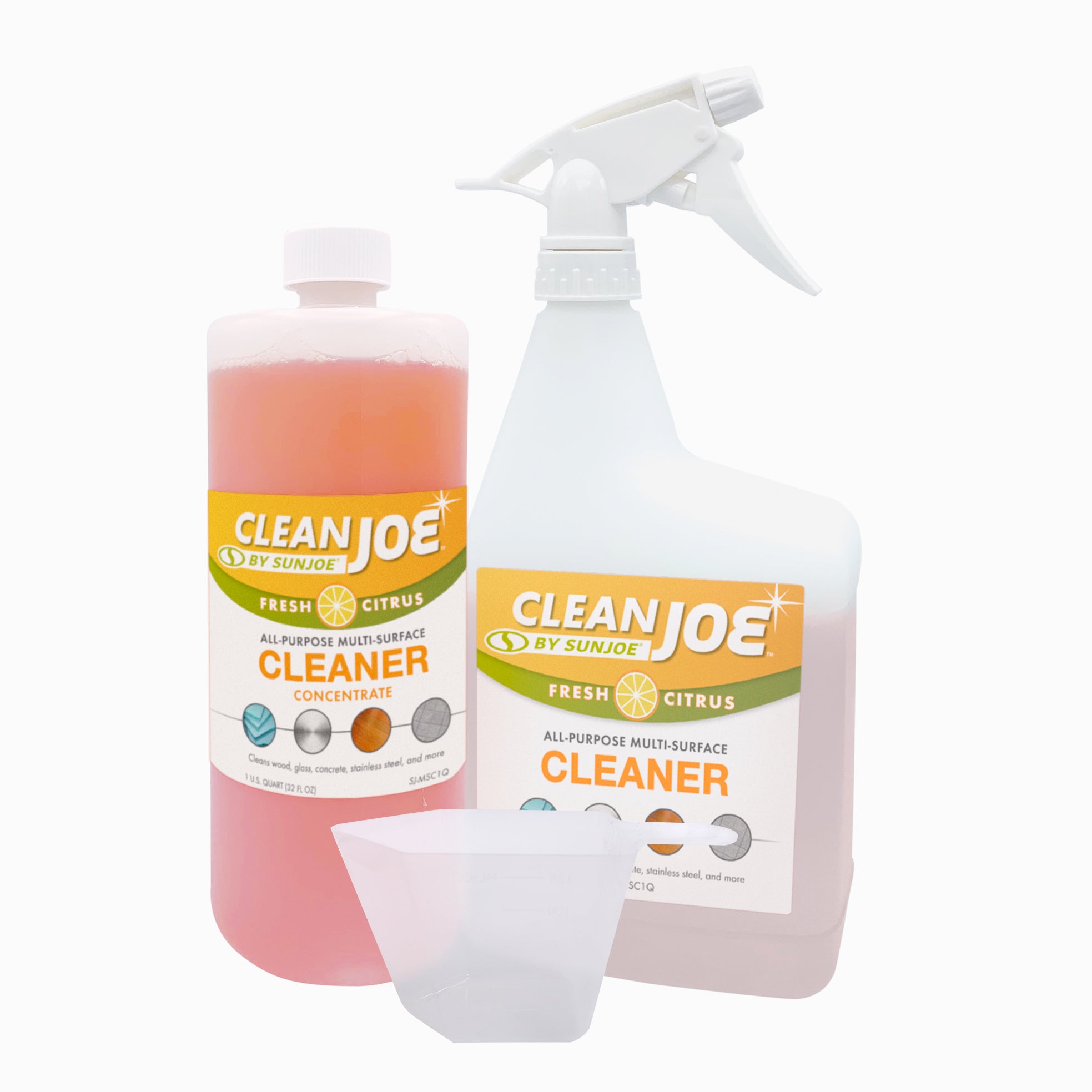 Clean Joe Multi-Surface Cleaner with Spray Bottle and Measuring Cup