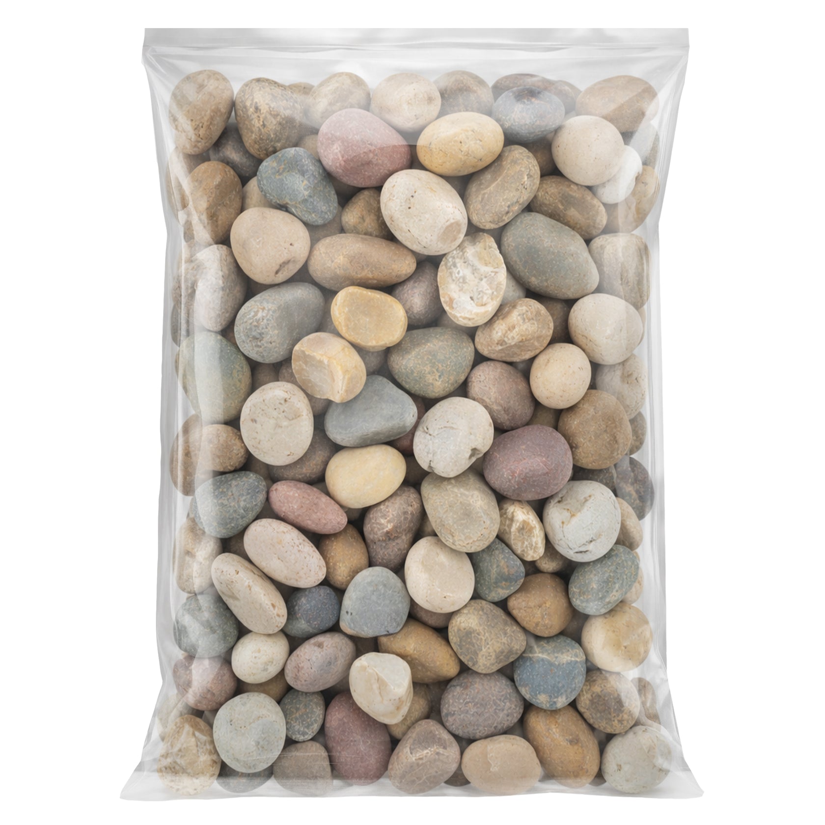 SJ-RK001-25 mixed river rocks