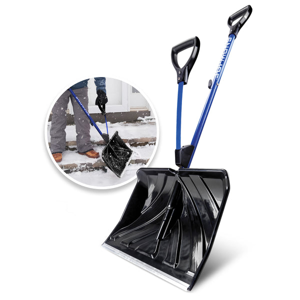 Snow Joe SJ-SHLV20 Shovelution Strain-Reducing Snow Shovel | 20-Inch |