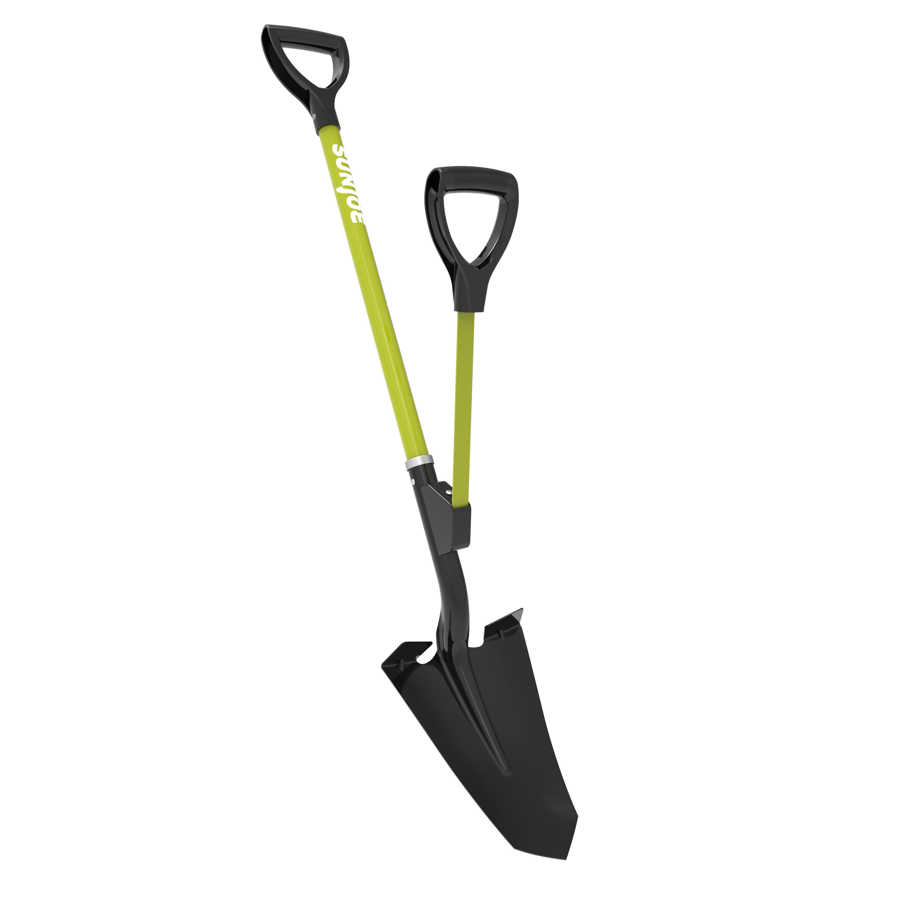 Sun Joe 9-inch Shovelution Strain-Reducing Spear Head Digging Garden Shovel.