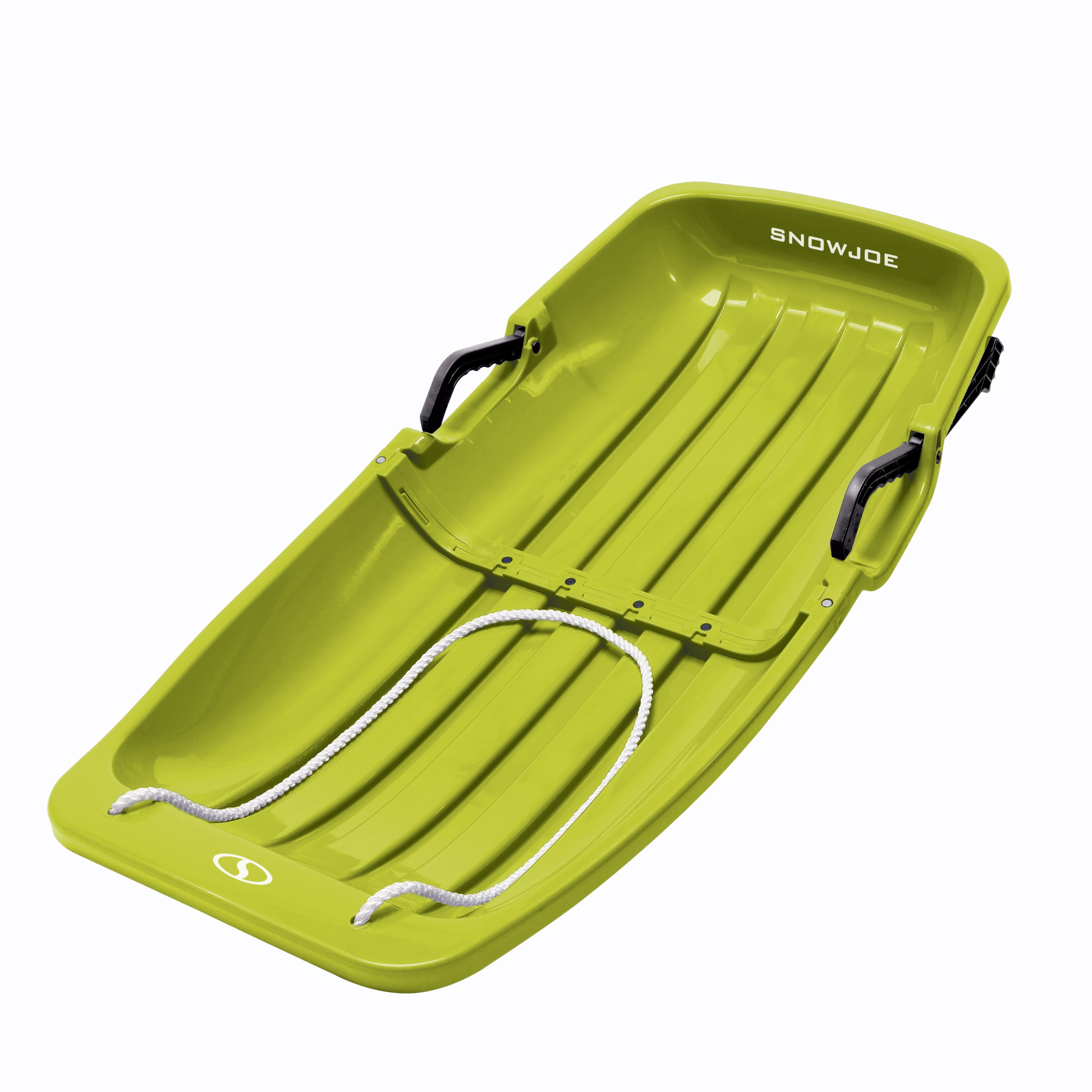 Snow Joe SJ-SLD34-GRN Snow Sled for Kids 4-8 | Fits 2 Riders | 34-inch