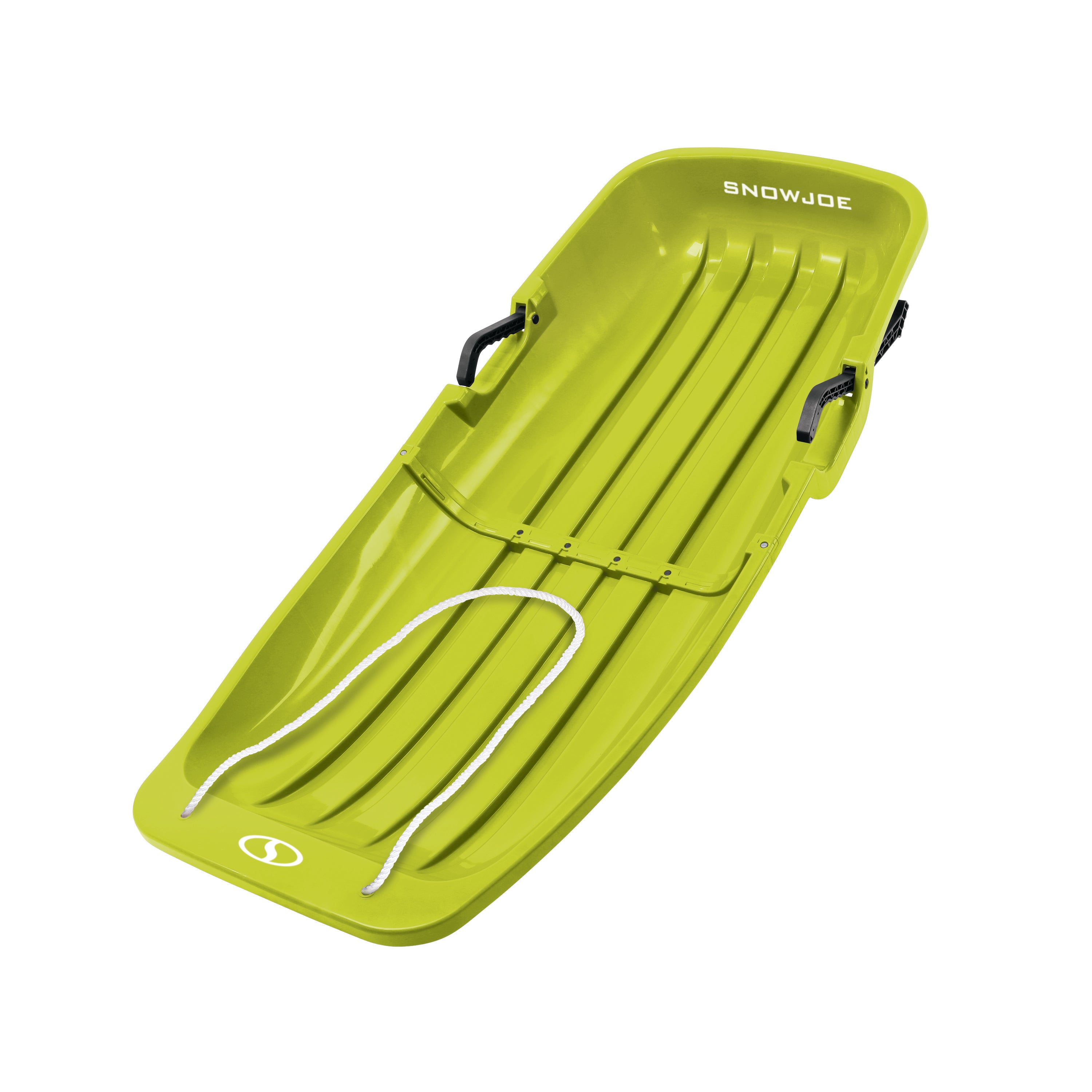 Snow Joe SJ-SLD48-GRN Snow Sled for Kids 4 & Up | Fits 2 Riders | 48-i