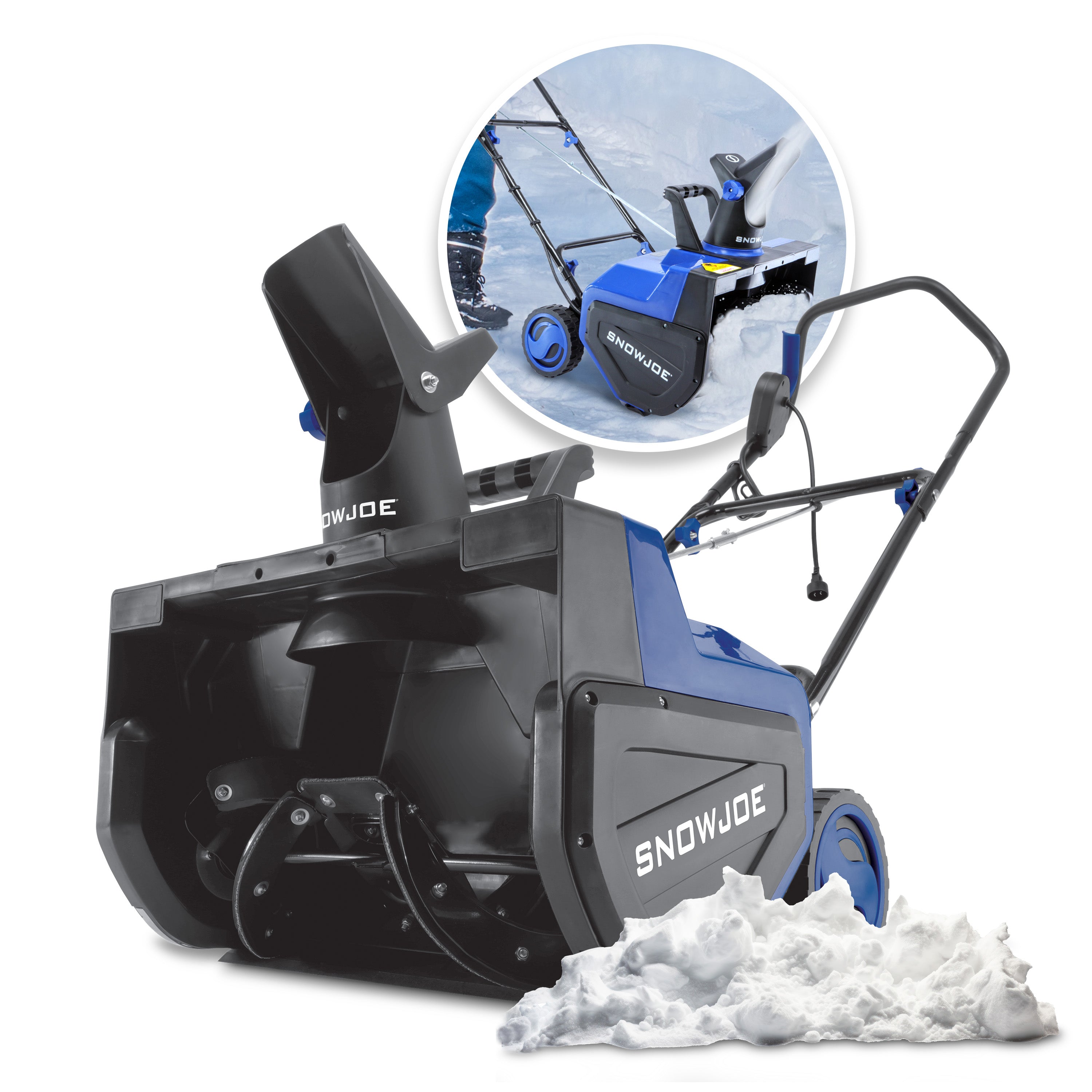 Snow Joe SJ626E Electric Walk-Behind Single-Stage Snow Blower | 22-inch | 14.5-amp