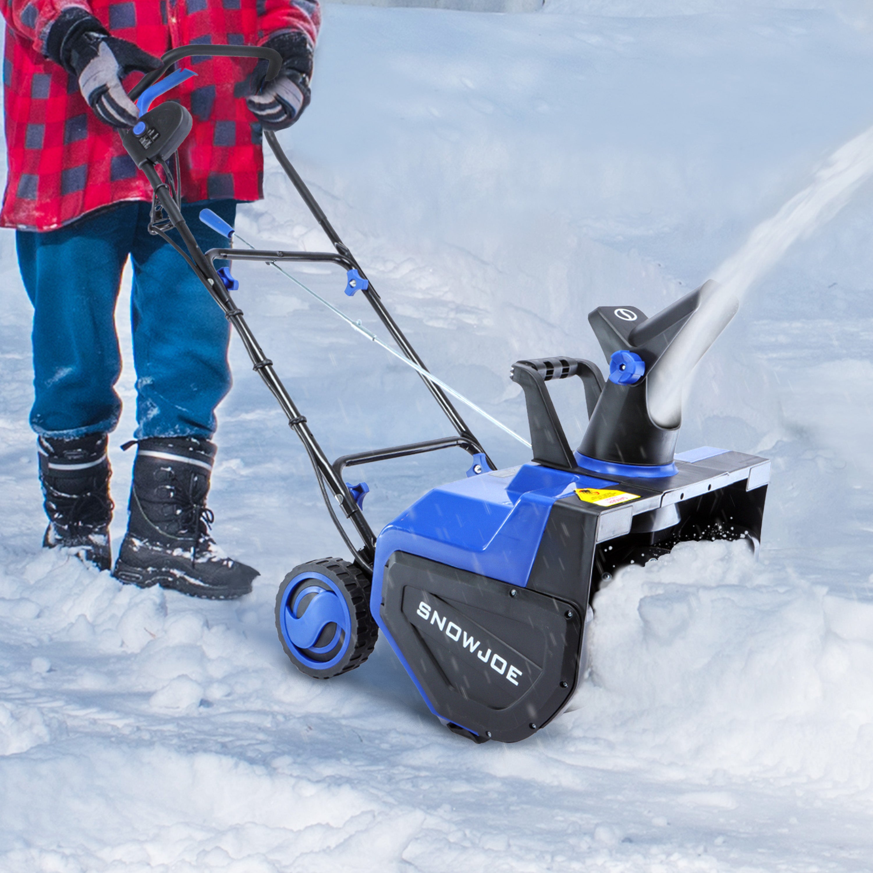 Snow Joe SJ626E Electric Walk-Behind Single-Stage Snow Blower | 22-inc