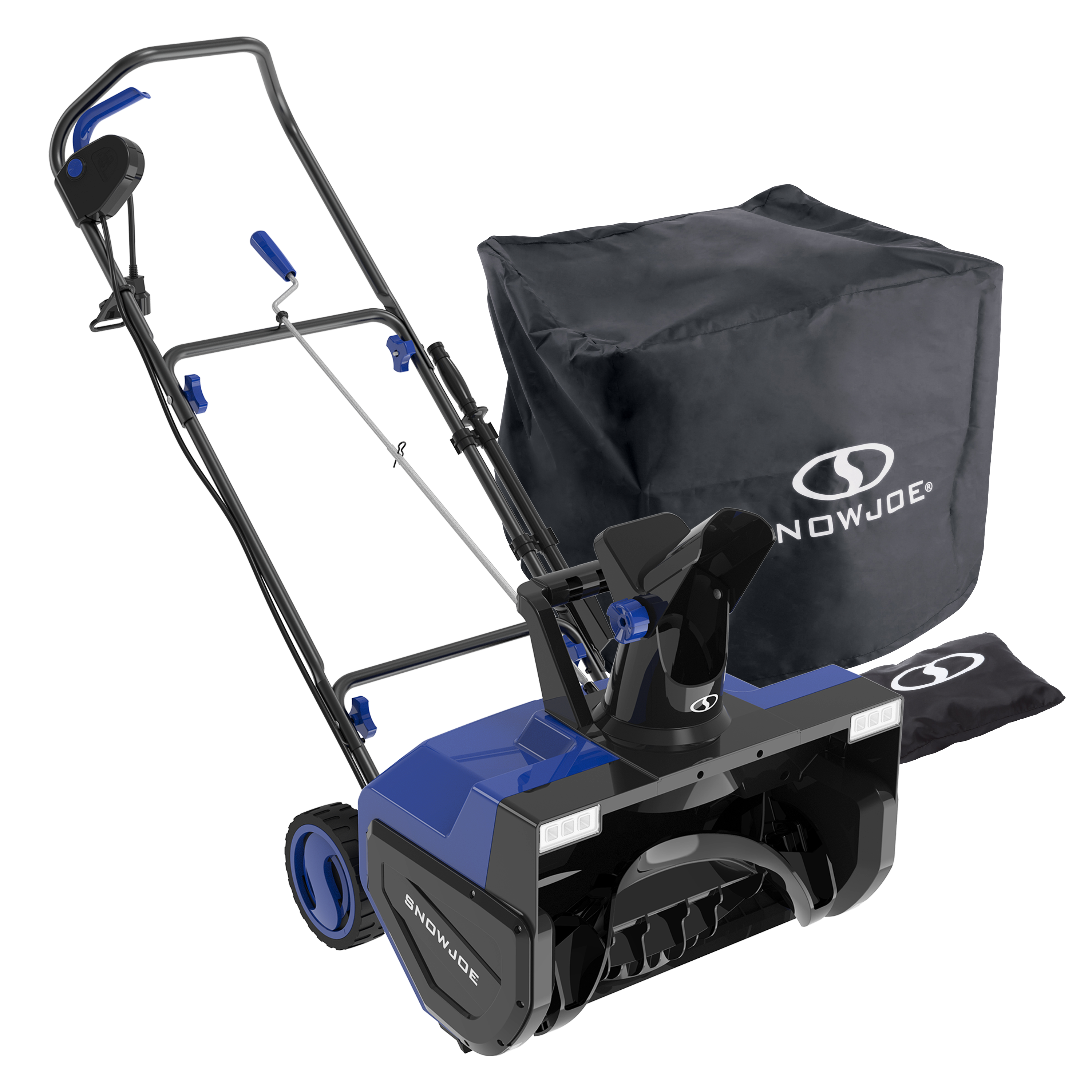 Snow Joe SJ627E-CVR Electric Snow Blower | 22-Inch | 15-Amp | w/ Dual LED Lights + Bonus Cover