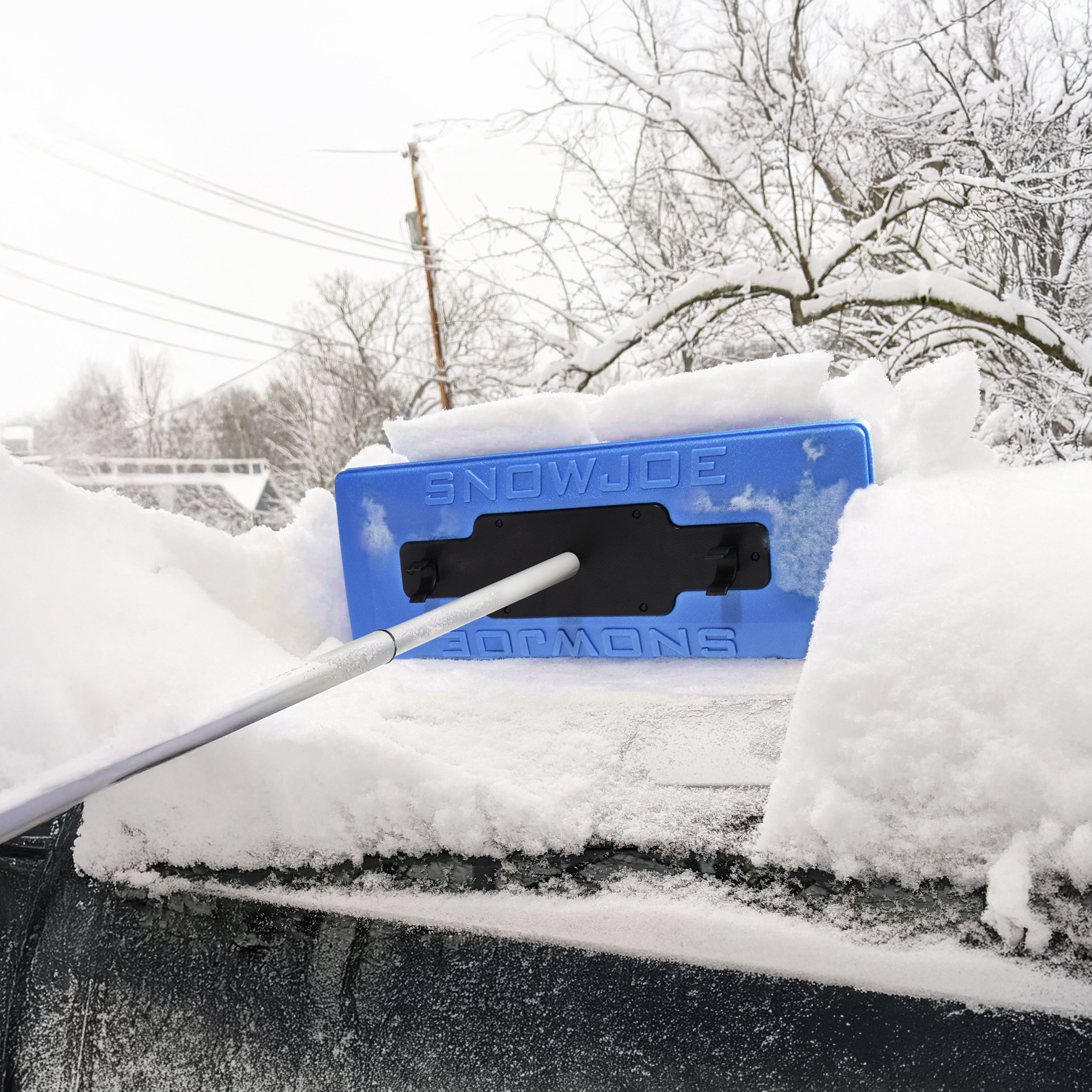 Sidelineseries タスティエーラ　プログノーシス　２枚セット Snow Joe The Original 2-In-1 Telescoping Snow Broom + Ice Scraper | 18