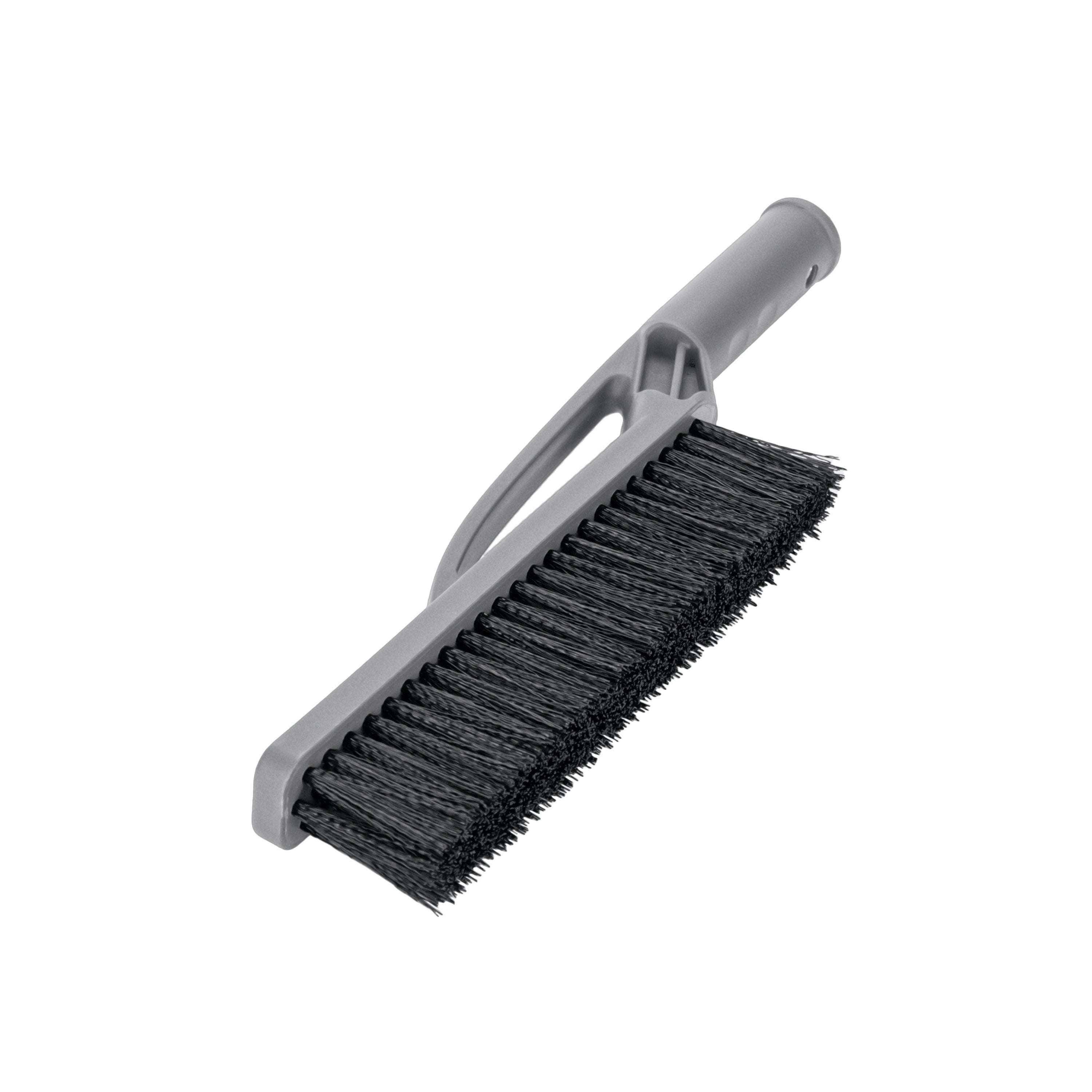 Gray brush attachment for the Snow Joe 4-in-1 gray-colored Multi-purpose auto snow tool kit.