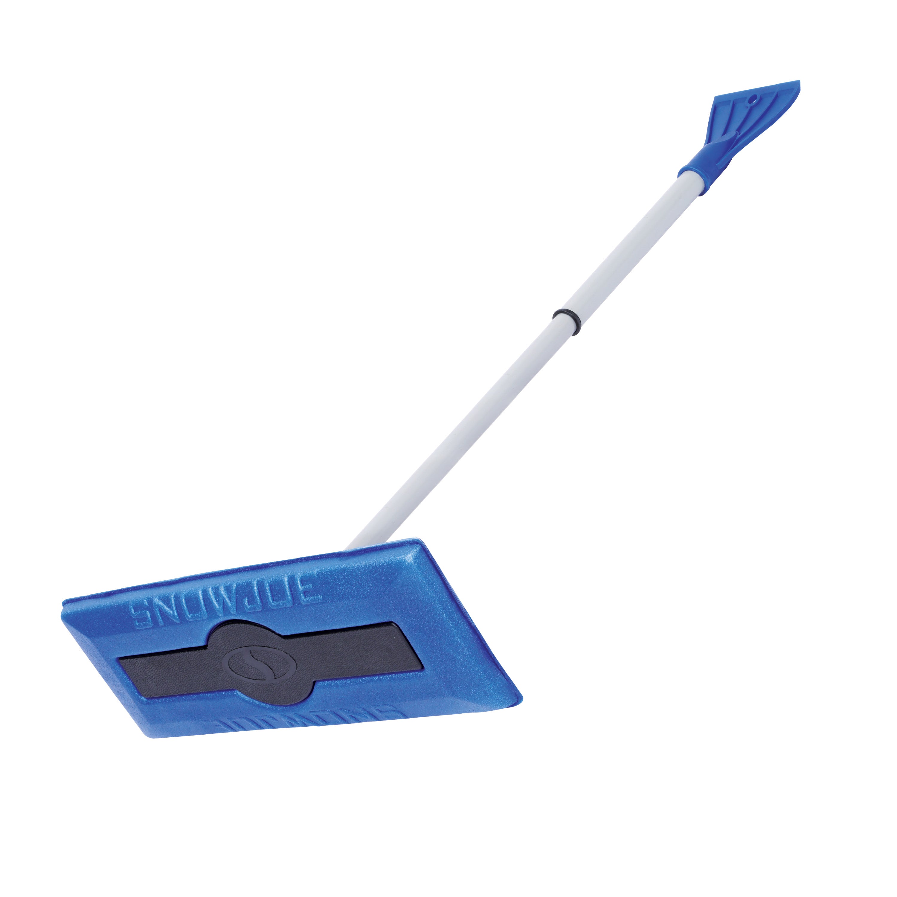 Snow Joe SJBLZD-GO 2-In-1 Telescoping Snow Broom + Ice Scraper | 18" x 6" Foam Head | No-Scratch Foam Head, Closed Cell Foam for No Water Absorption