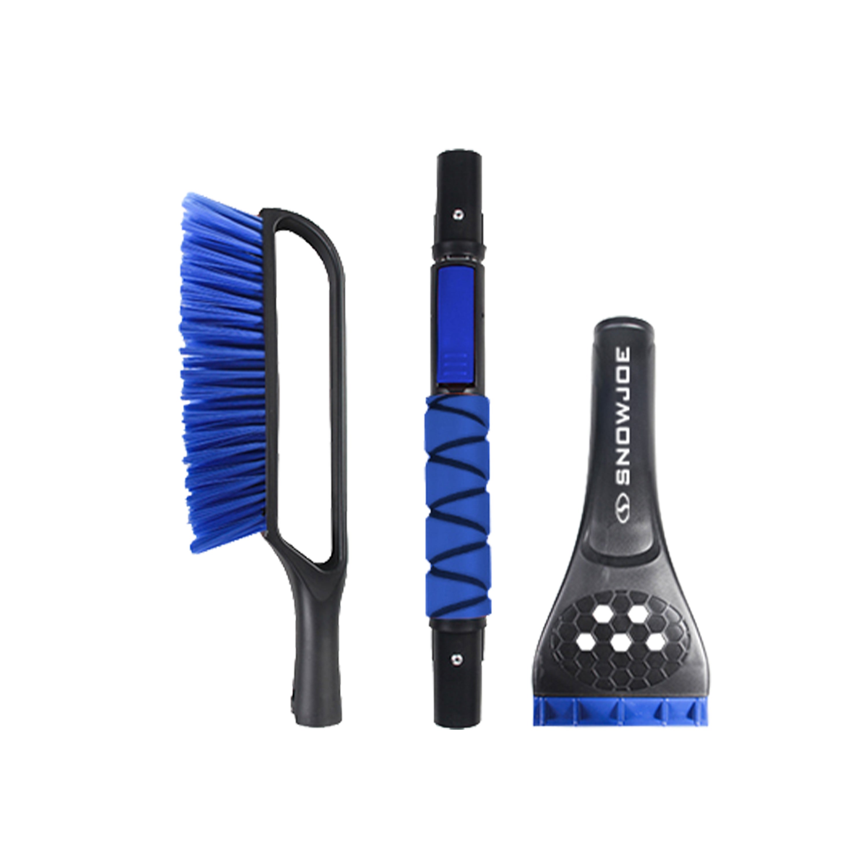 Snow Joe Winter Telescopic Snow Removal Brush + De-icing Shovel | 42-Inch Telescopic | 2-Pack