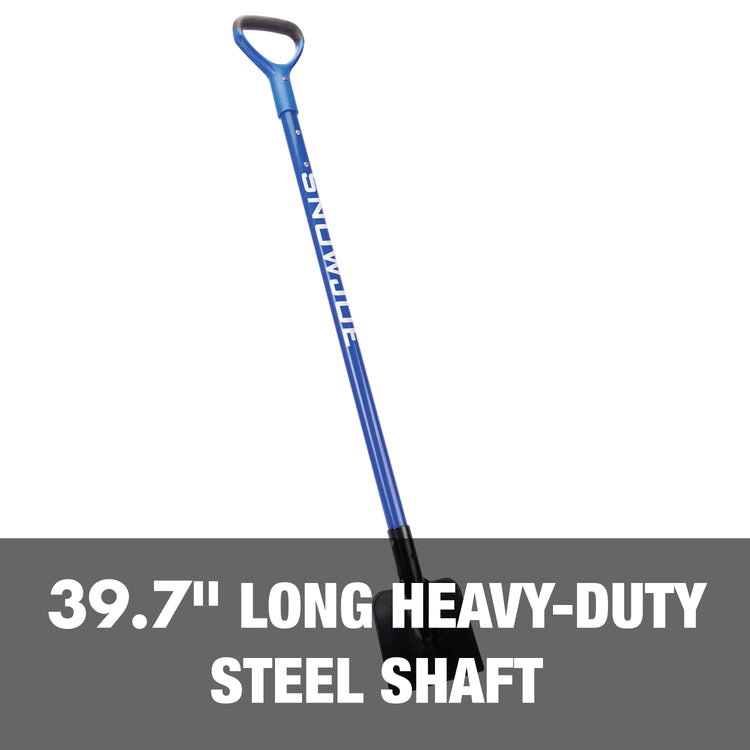 39.7 inch long heavy-duty steel shaft.