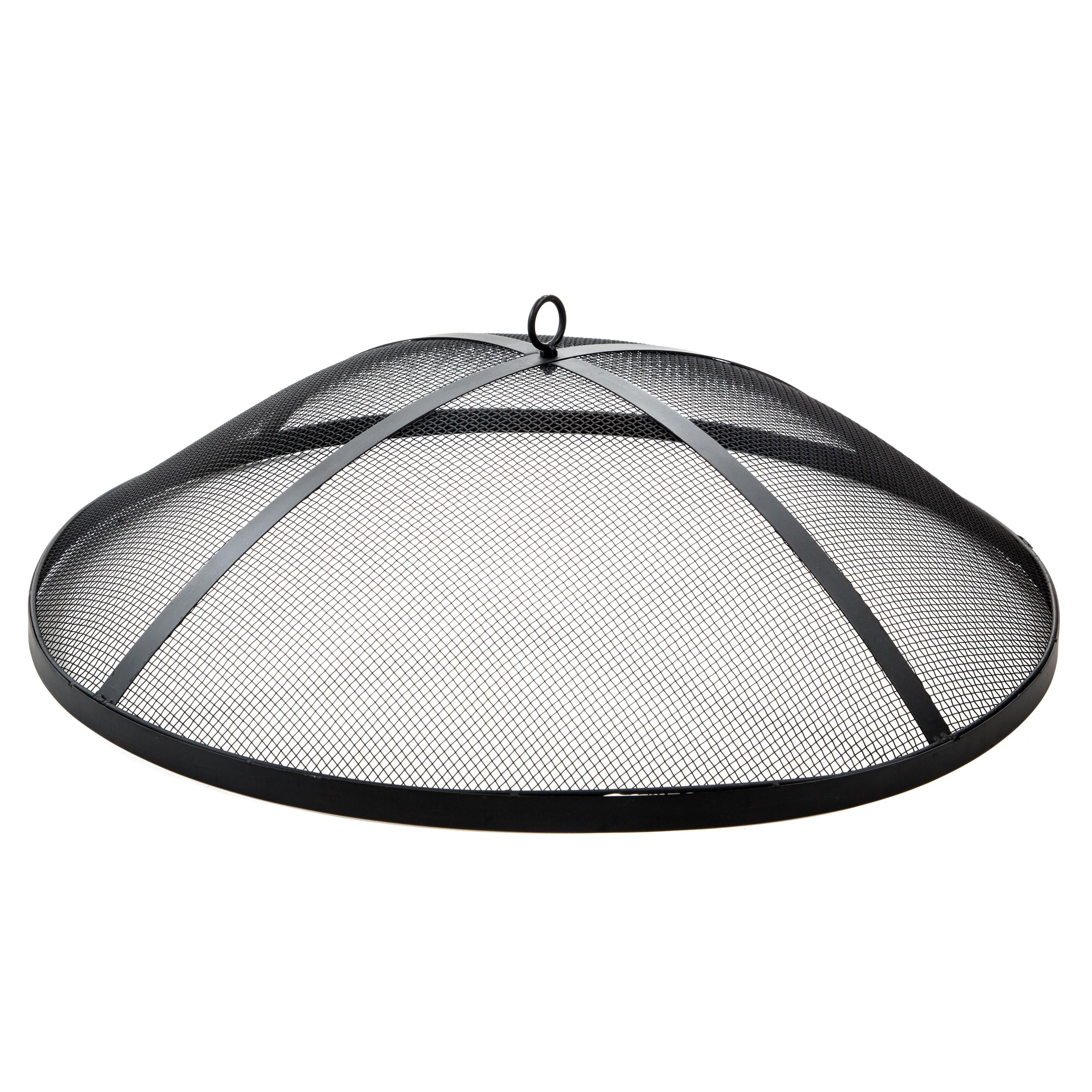 Dome screen for the Sun Joe 35-Inch Charcoal stone Cast Stone Base, Wood Burning Fire Pit.