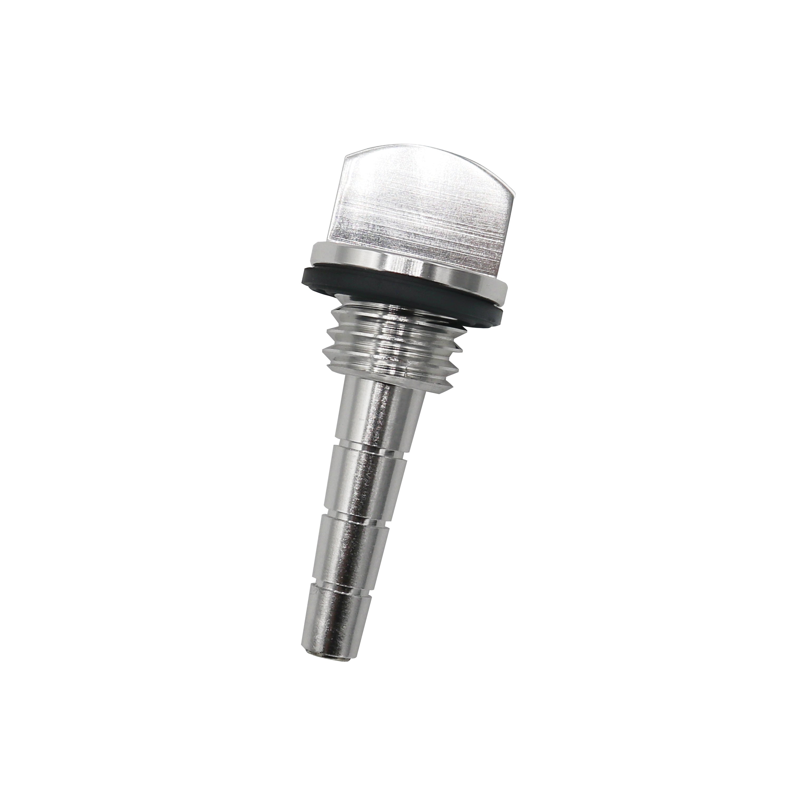 Front view of the Sun Joe magnetic oil dipstick for generators.