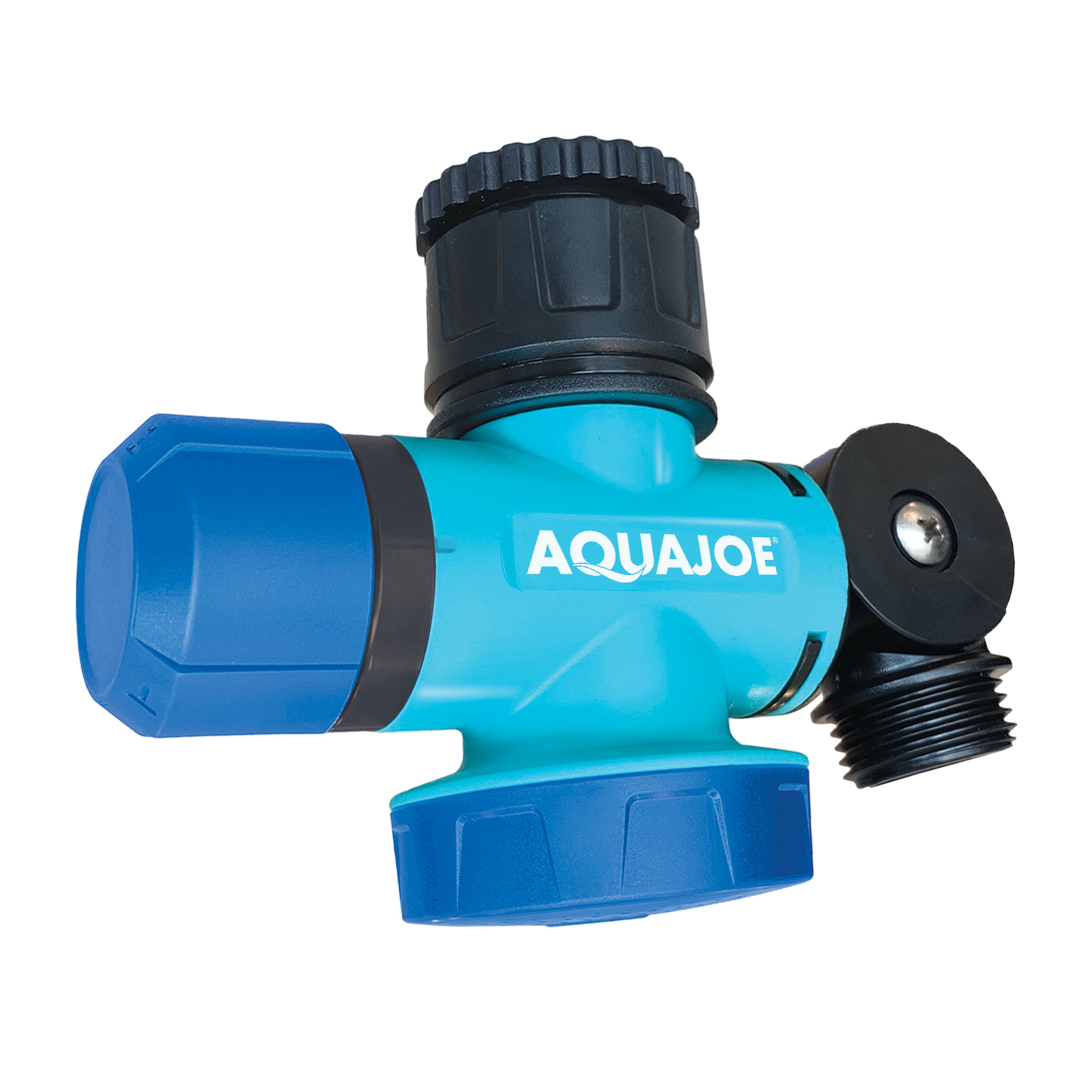 Aqua Joe Multi-Function Outdoor Faucet and Garden Hose Tap Connector | 3/4-Inch Thread Size