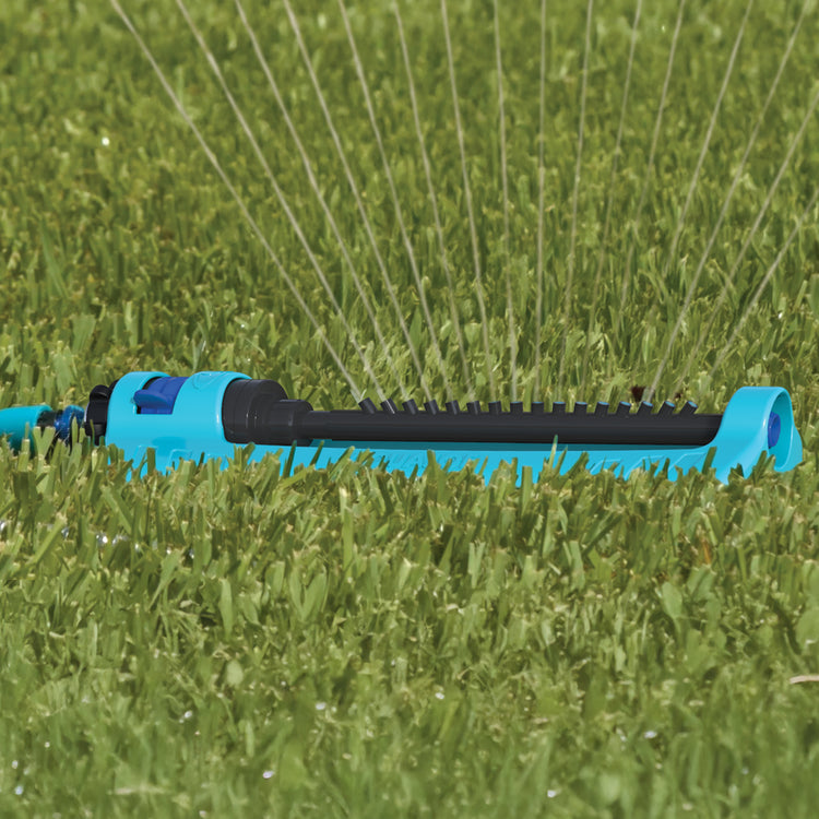 Aqua Joe SJI-OMS16 Aspersor oscilante indestructible con Aqua Joe SJI-OMS16 Aspersor oscilante indestructible con