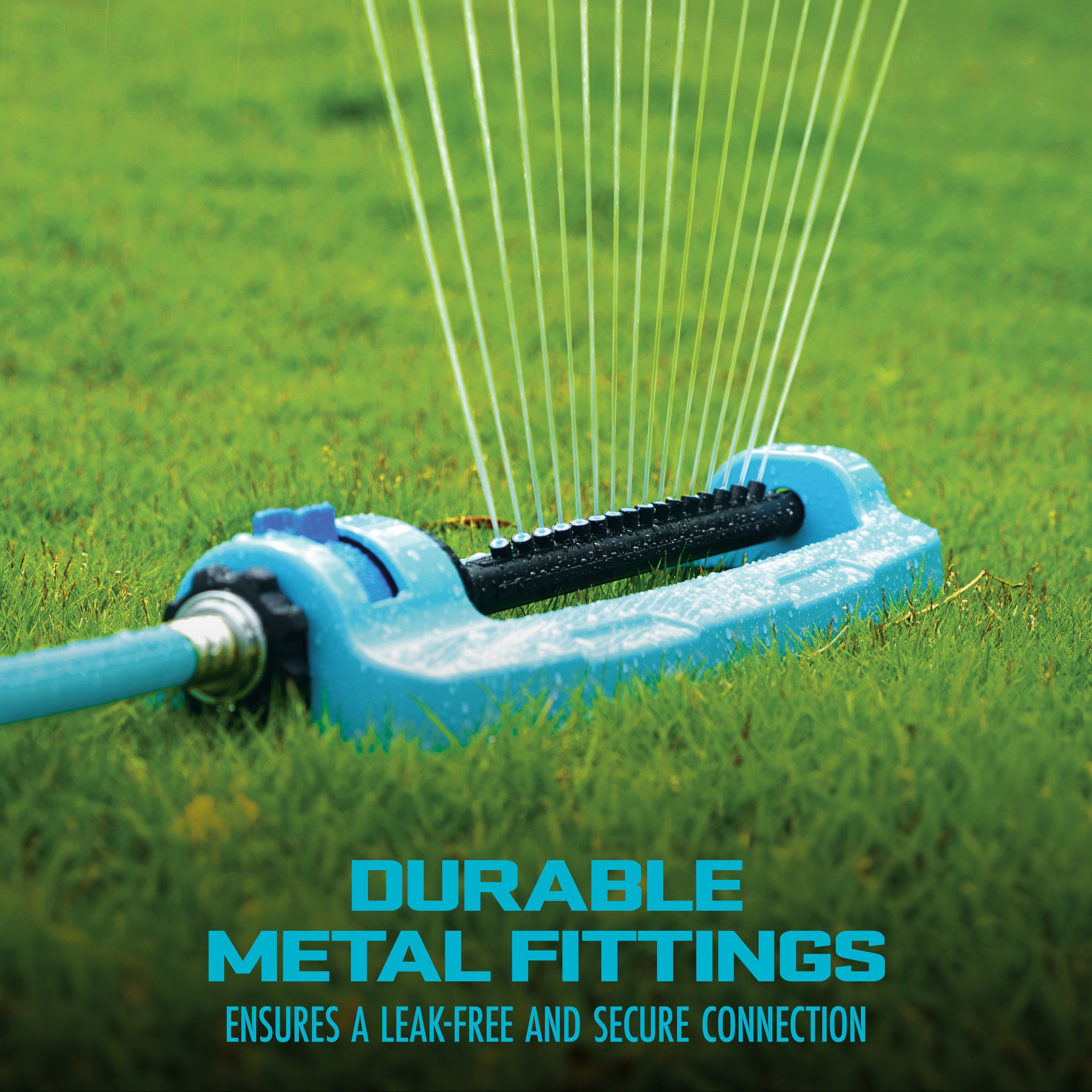 durable metal fittings of Aqua Joe SJI-OMS16