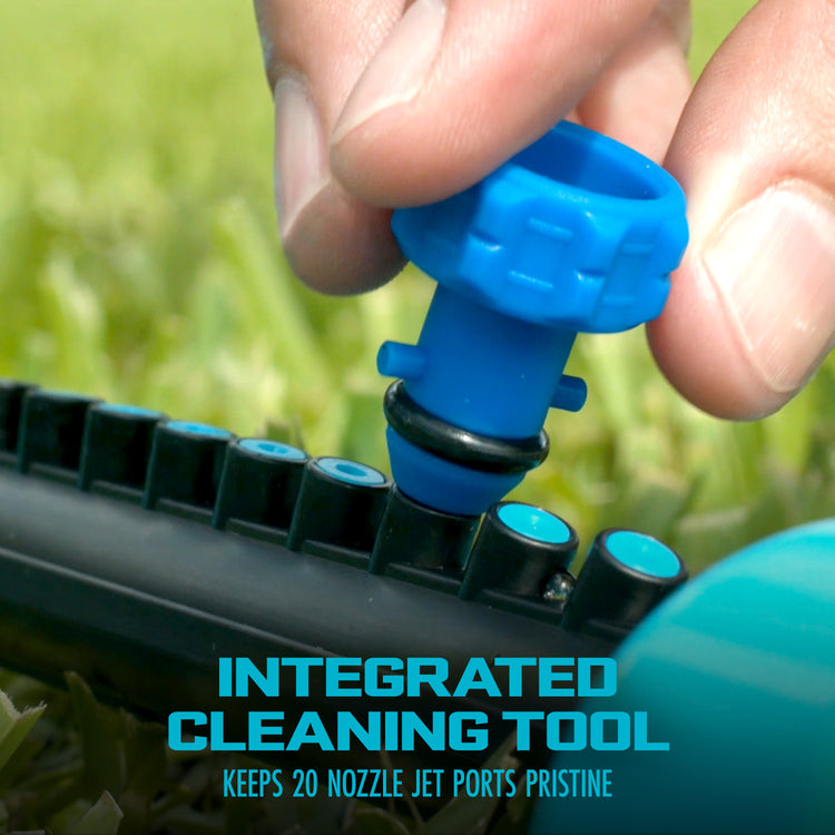 Aqua Joe SJI-OMS20 integrated cleaning tool feature