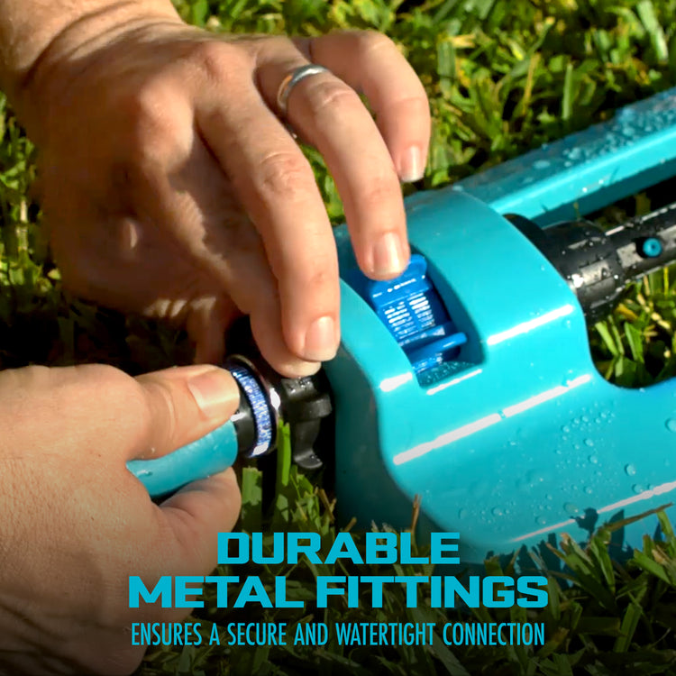 Aqua Joe SJI-OMS20 durable metal fittings feature