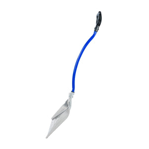 Side view of the Snow Joe 20-inch Heavy-Duty Aluminum Ergonomic Snow Shovel.