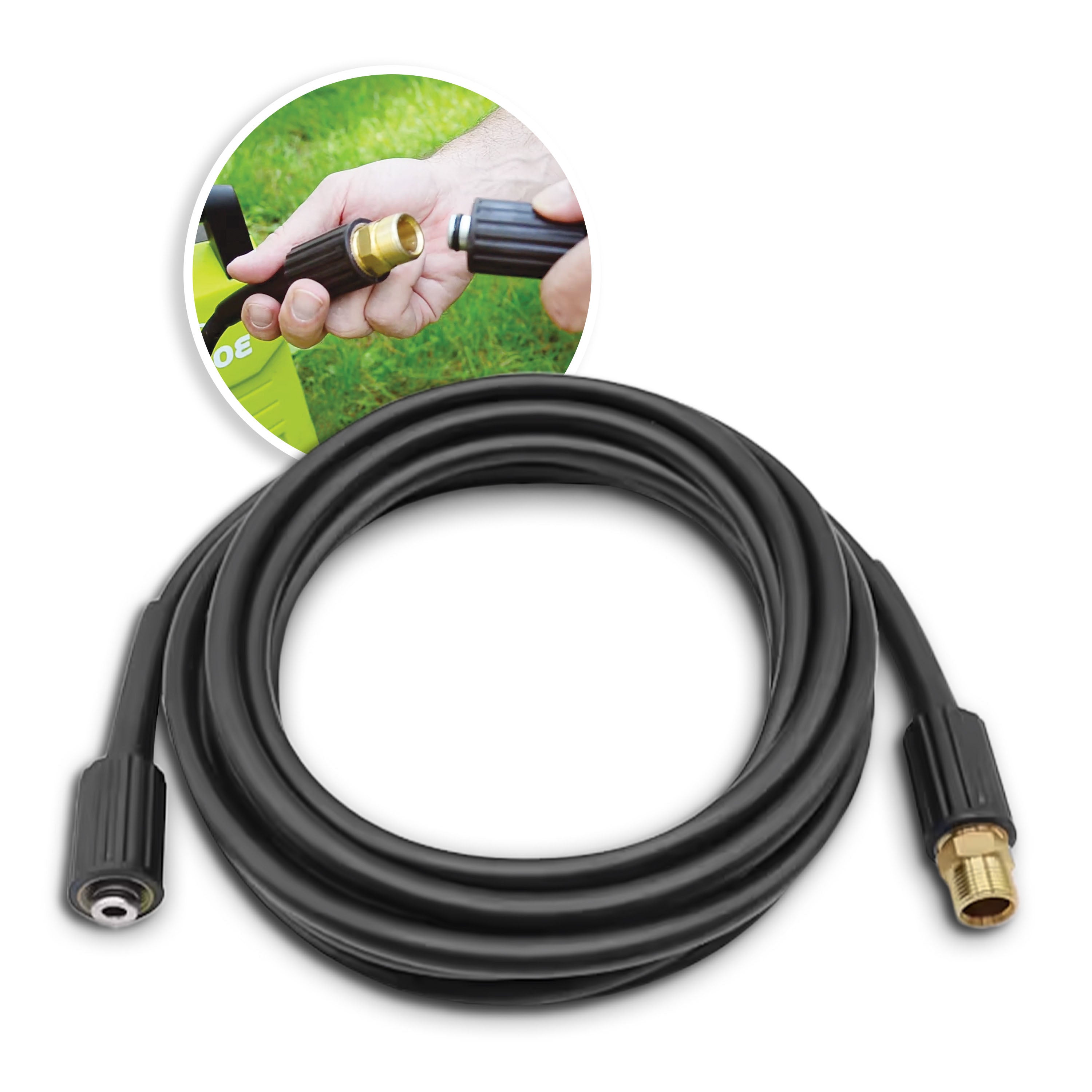 Sun Joe SPX-25H 25-FT Universal Medium-Duty Pressure Washer Extension Hose for SPX Series and Others