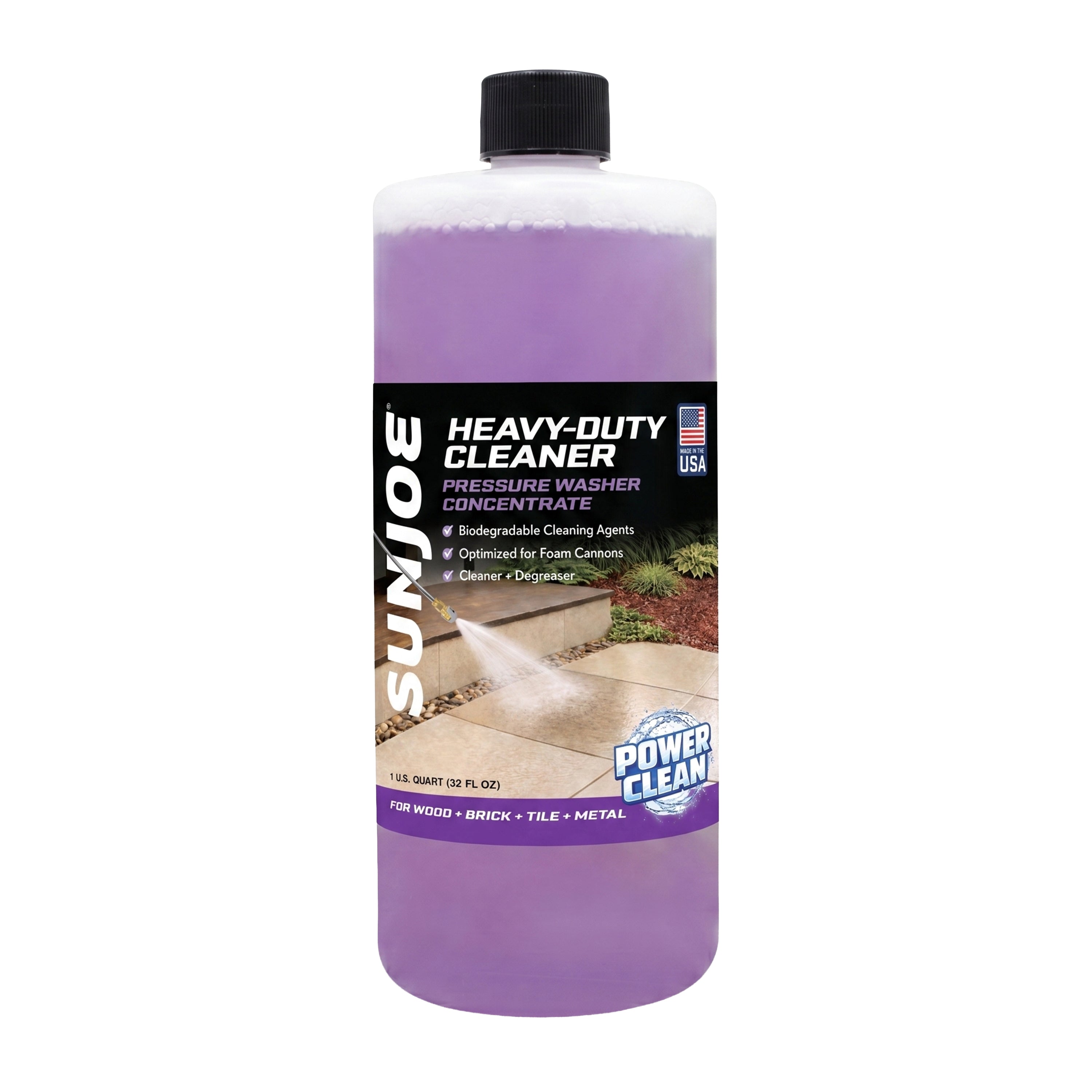Sun Joe 3-Pack Pressure Washer Concentrate Trio | House and Deck Wash | Auto Foam | All Purpose Cleaner