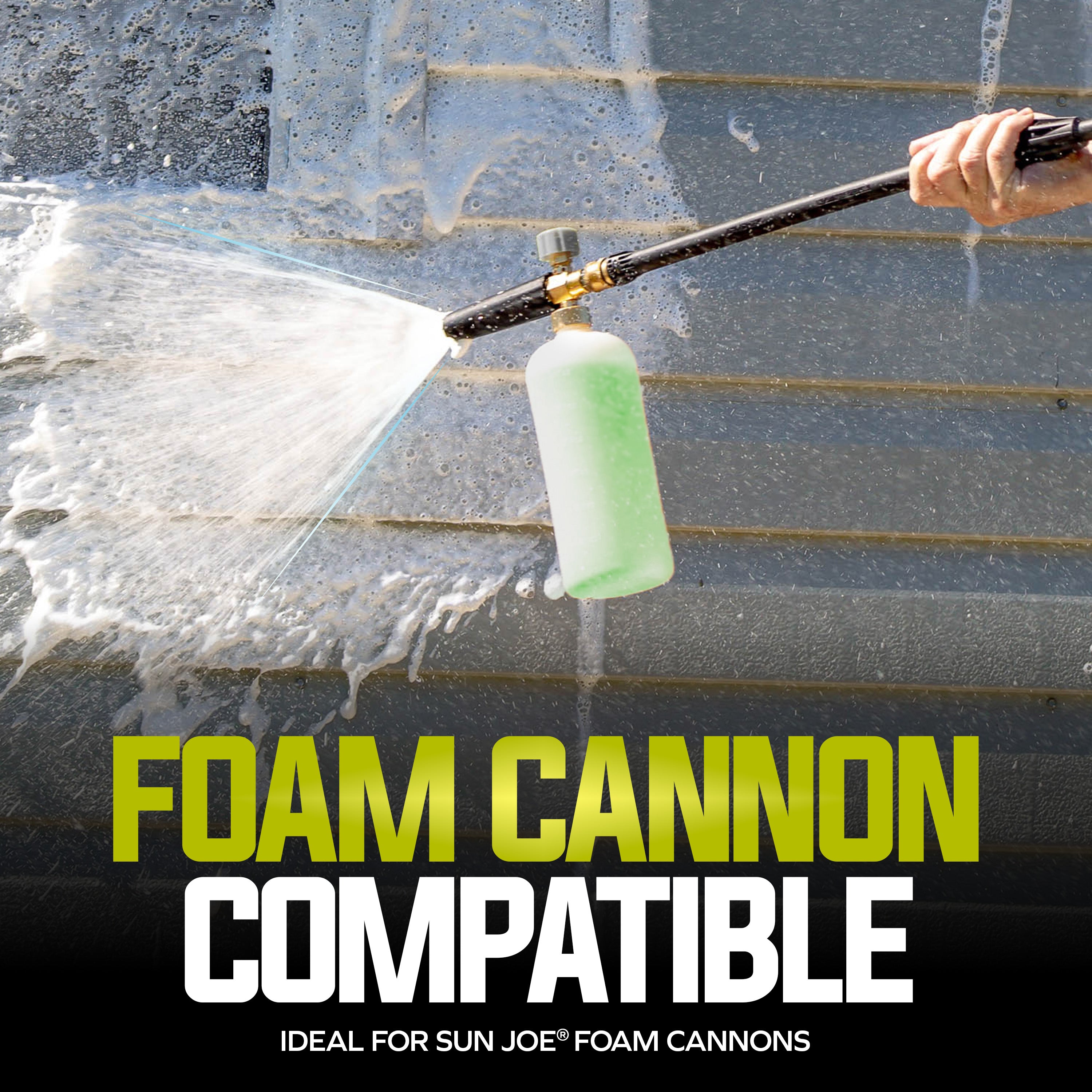 Sun Joe 3-Pack Pressure Washer Concentrate Trio | House and Deck Wash | Auto Foam | All Purpose Cleaner