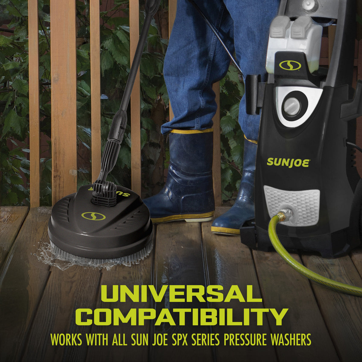 Sun Joe SPX-PCA10 | Rotating 10-Inch Surface Cleaning Attachment