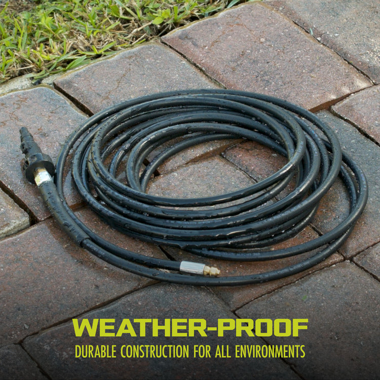 SPX-PCH25 drain cleaning hose is weather resilient