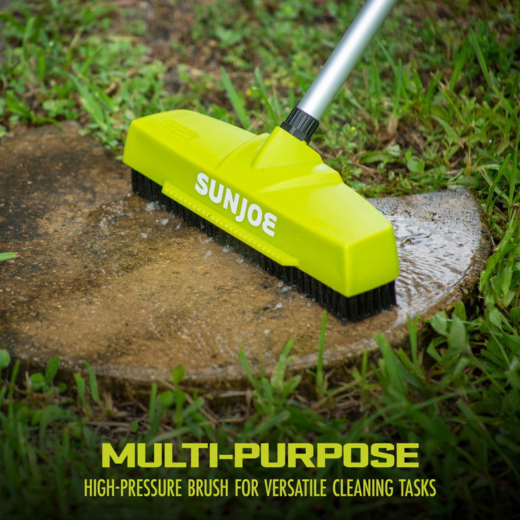 Multi purpose cleaning brush preforms a variety of tasks