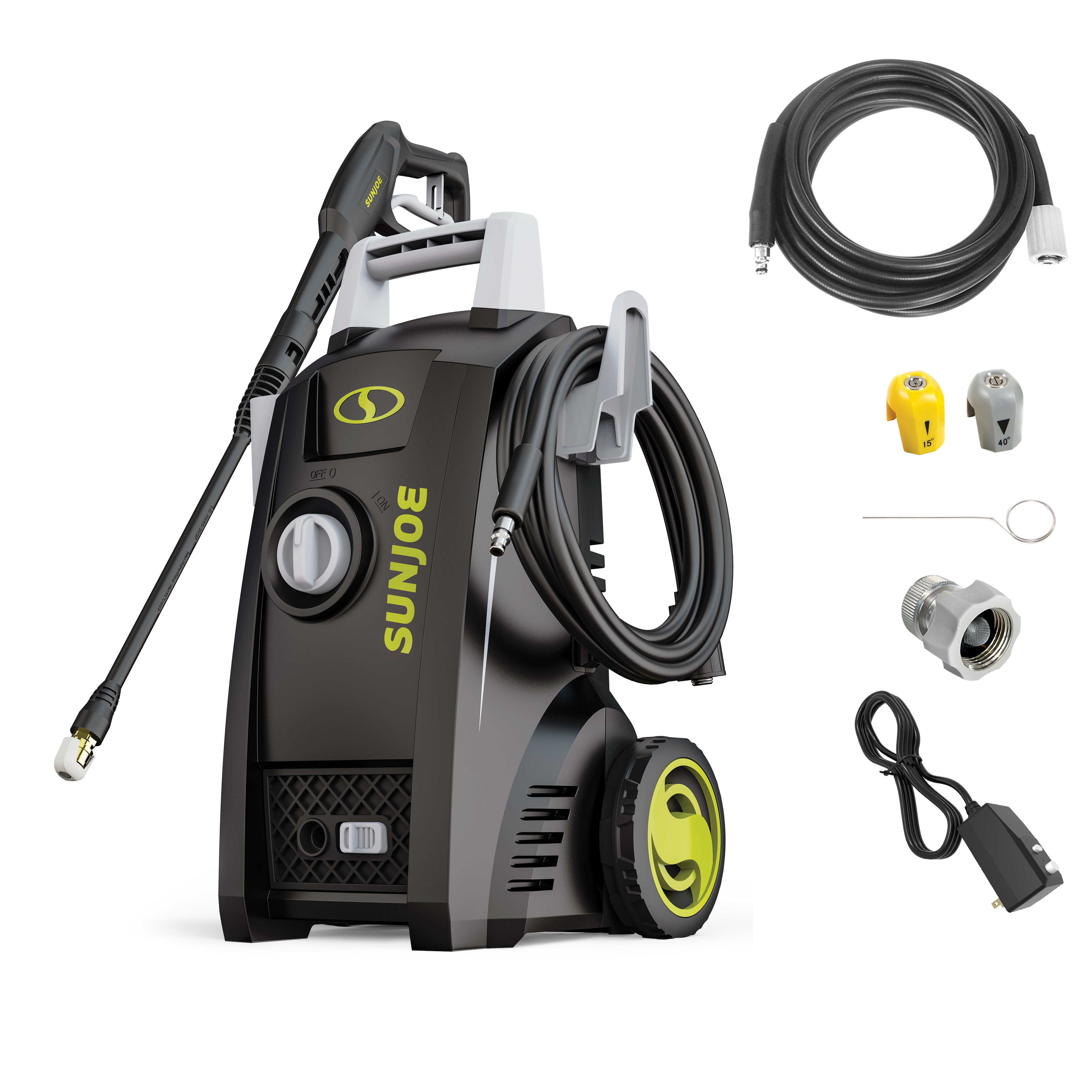 Sun Joe Certified Rated 1600 PSI Electric Pressure Washer | 1.2 Rated GPM | 13-Amp