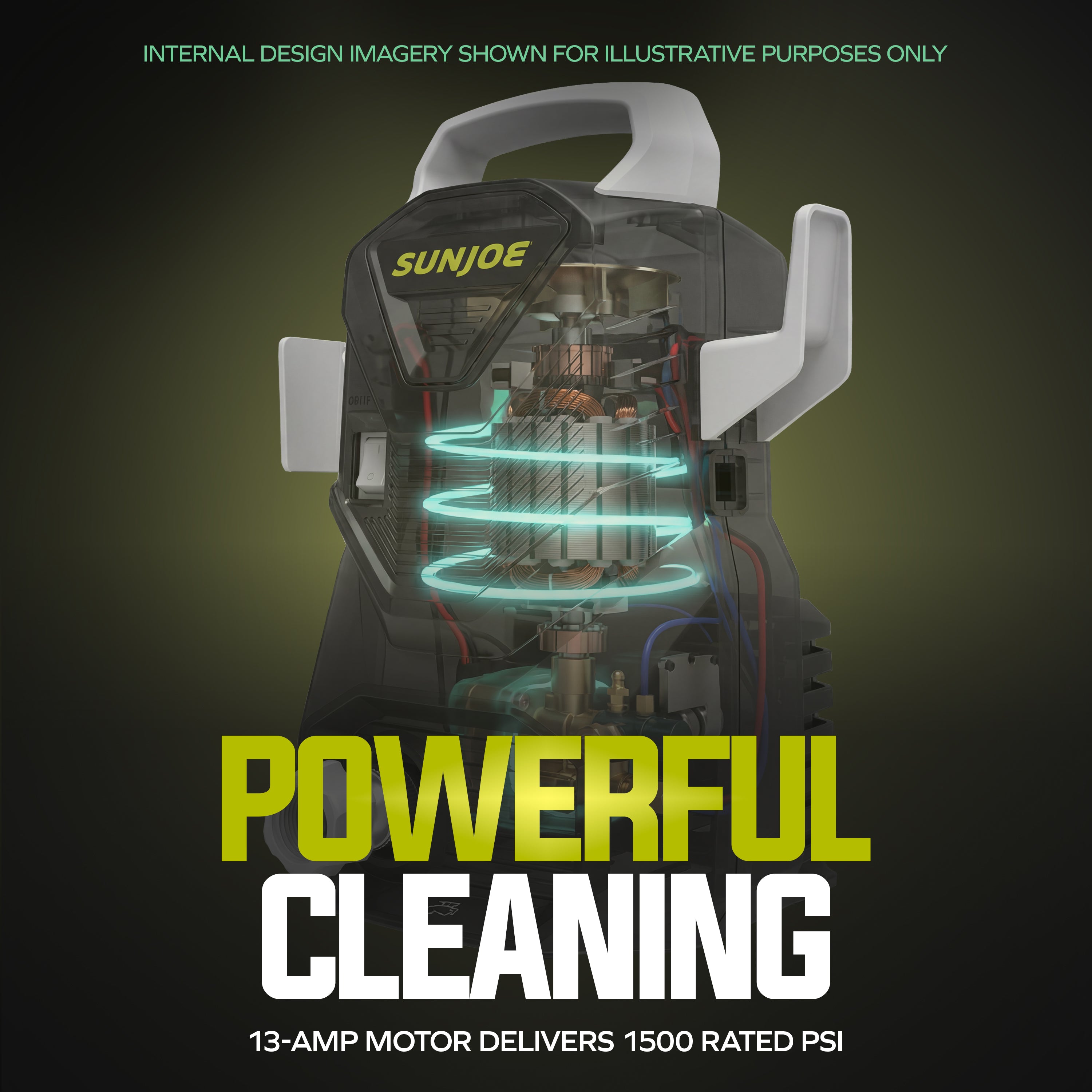 Sun Joe Certified Rated 1500 PSI Electric Pressure Washer W/ Foam Cannon + Quick-Connects | 13-Amp | 1.1 Rated GPM