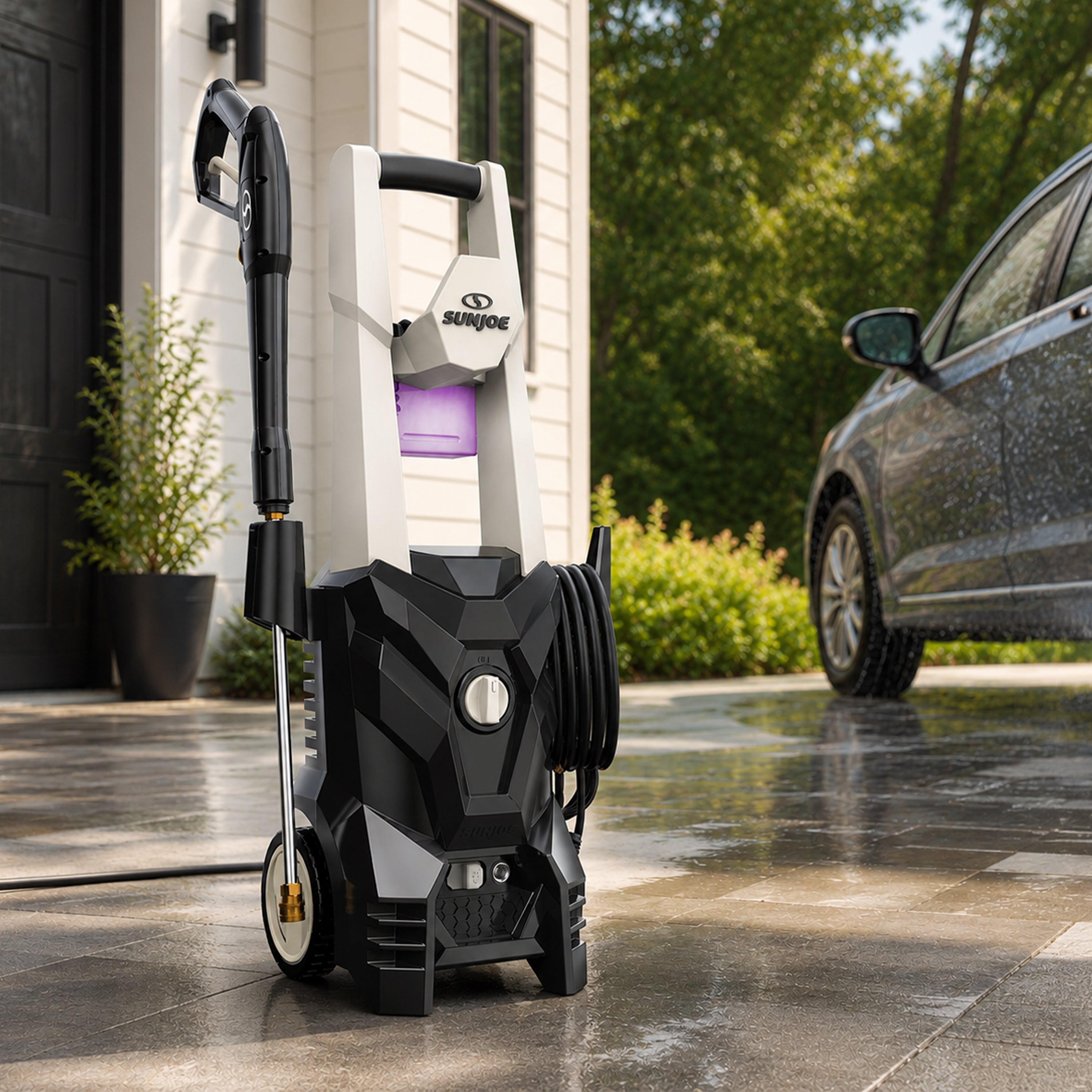 Sun Joe 2000 PSI Max All-Purpose Electric Pressure Washer | 13-Amp | 4 Nozzles | Foamer Cannon