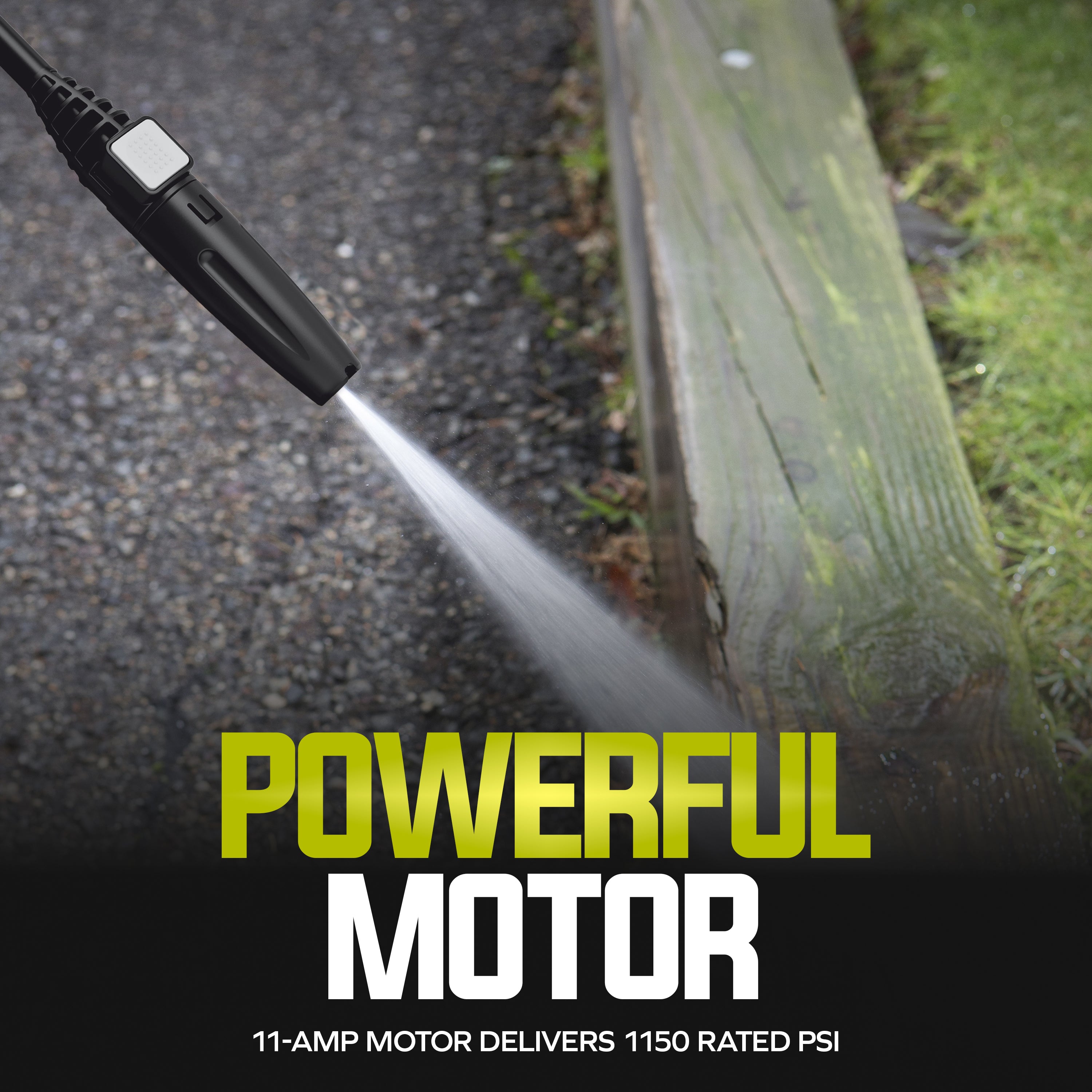 Sun Joe Electric Pressure Washer | Adjustable Spray Wand | Easy Carry Handle