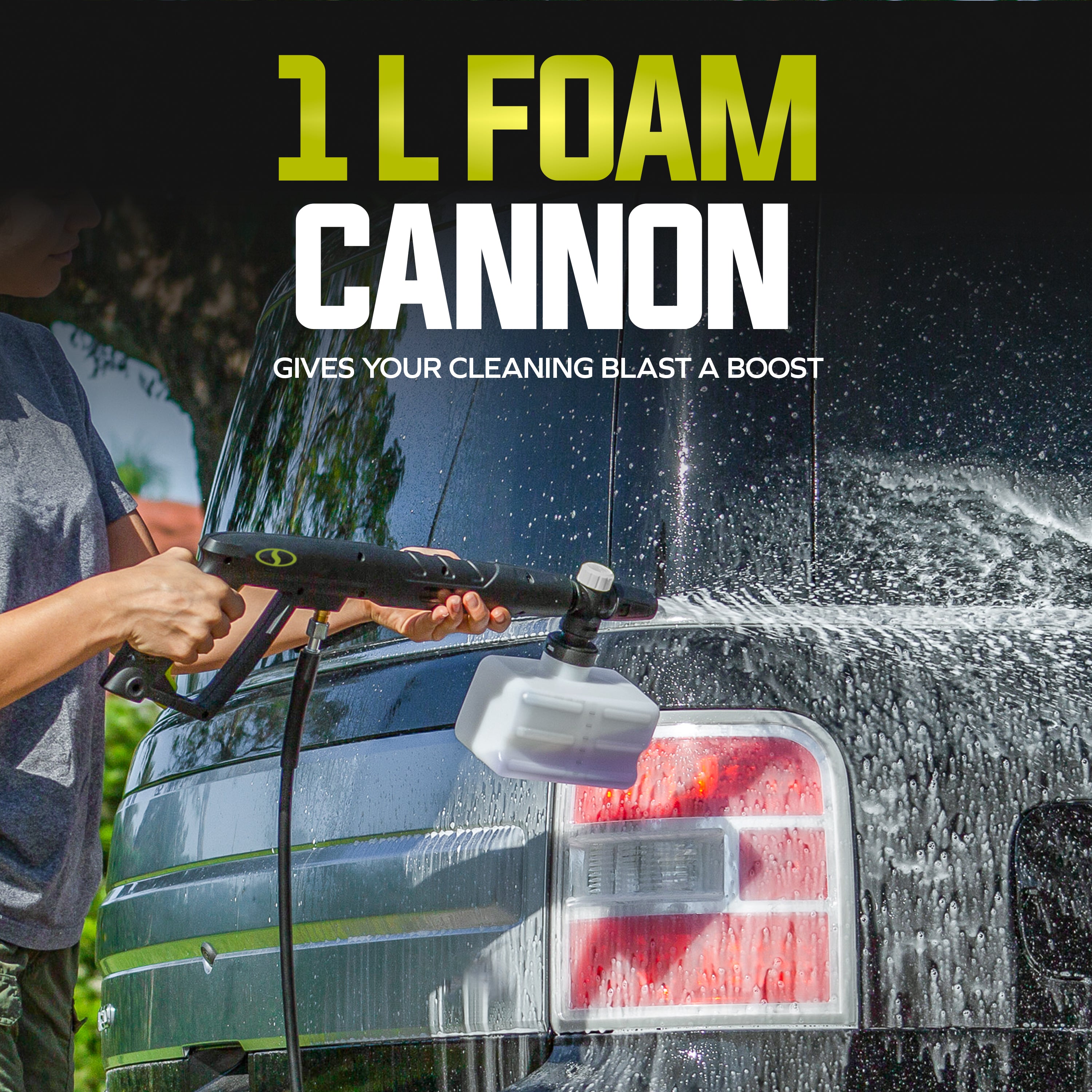 Sun Joe SPX2790-MAX Electric Pressure Washer | 2200 PSI Rated Pressure | Included Foam Cannon